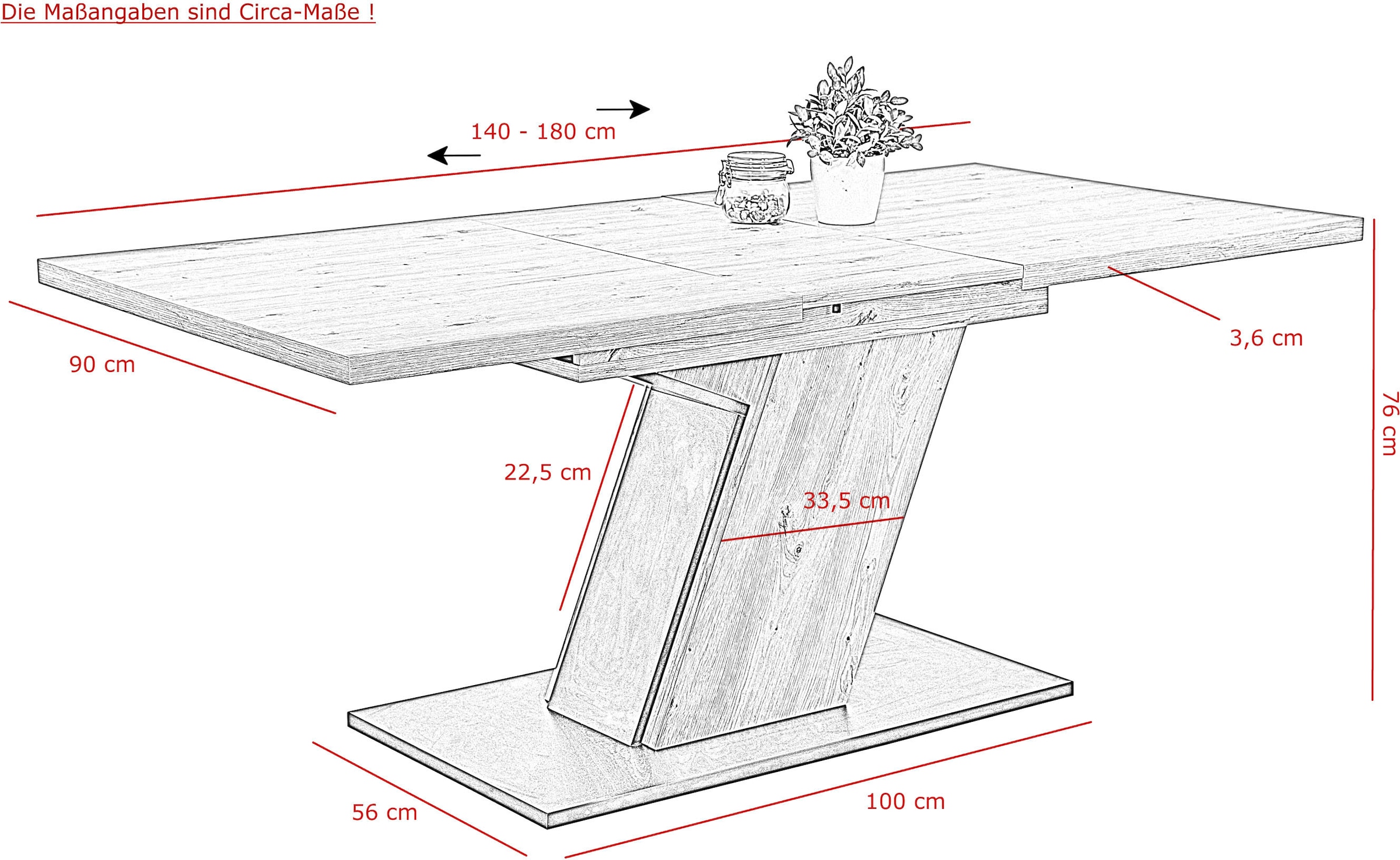 HELA Essgruppe »Luise I G Tisch Sitzbank Stühle«, (Set, 4 tlg.), Ausziehtisch 140 - 180 cm Esszimmer Bestseller