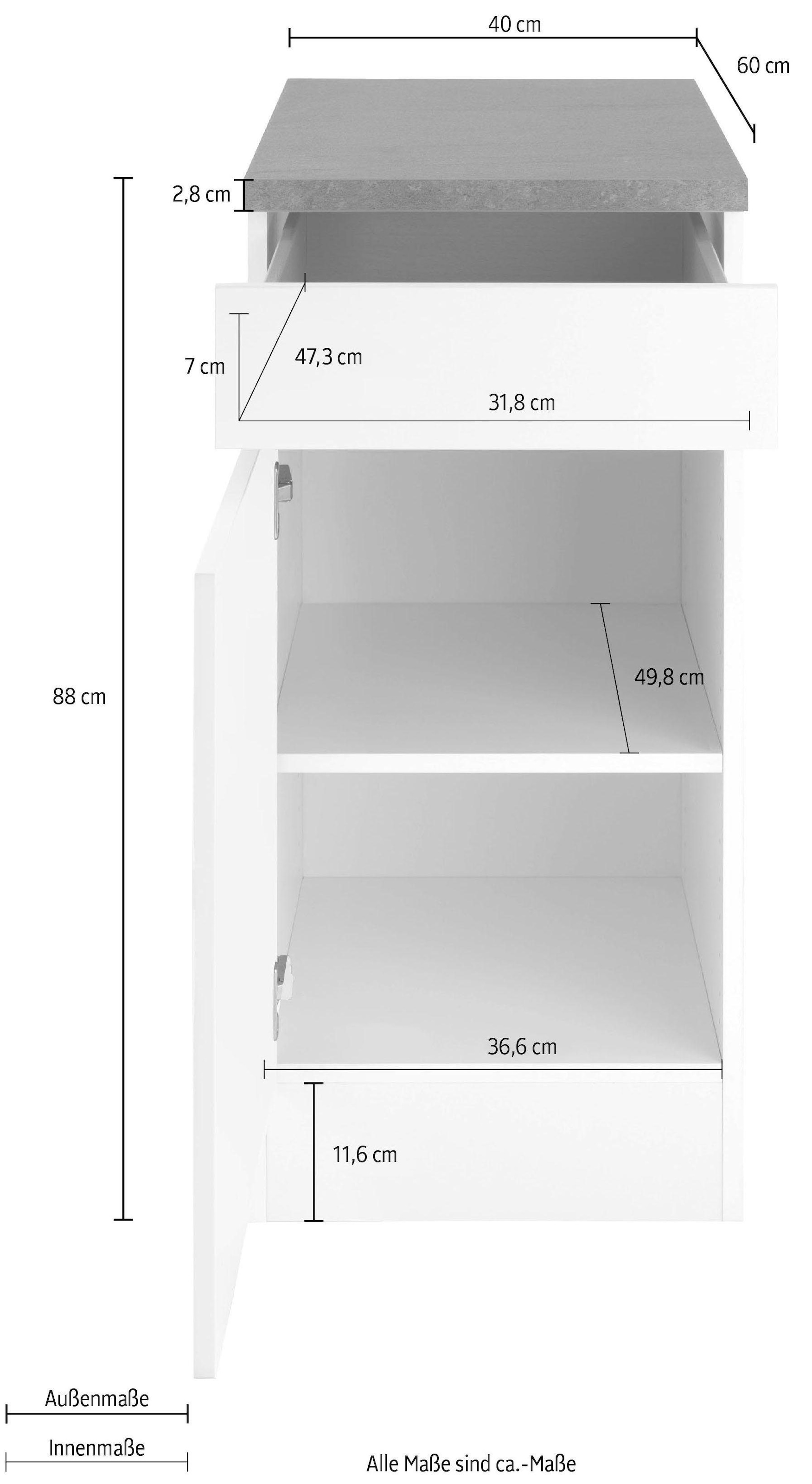OPTIFIT Unterschrank »Roth«, Breite 40 cm