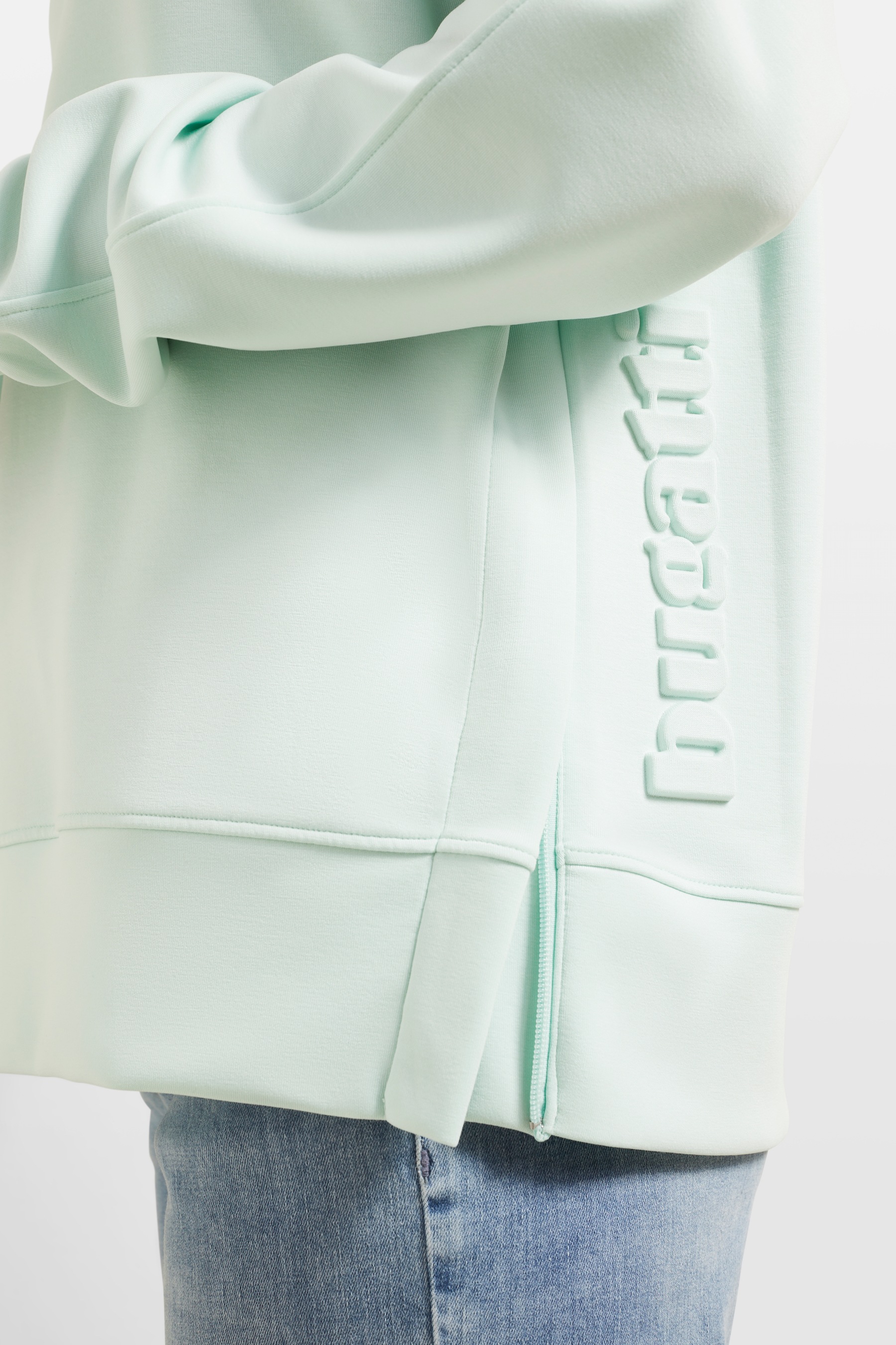 bugatti Sweatshirt, aus elastischer Modalware