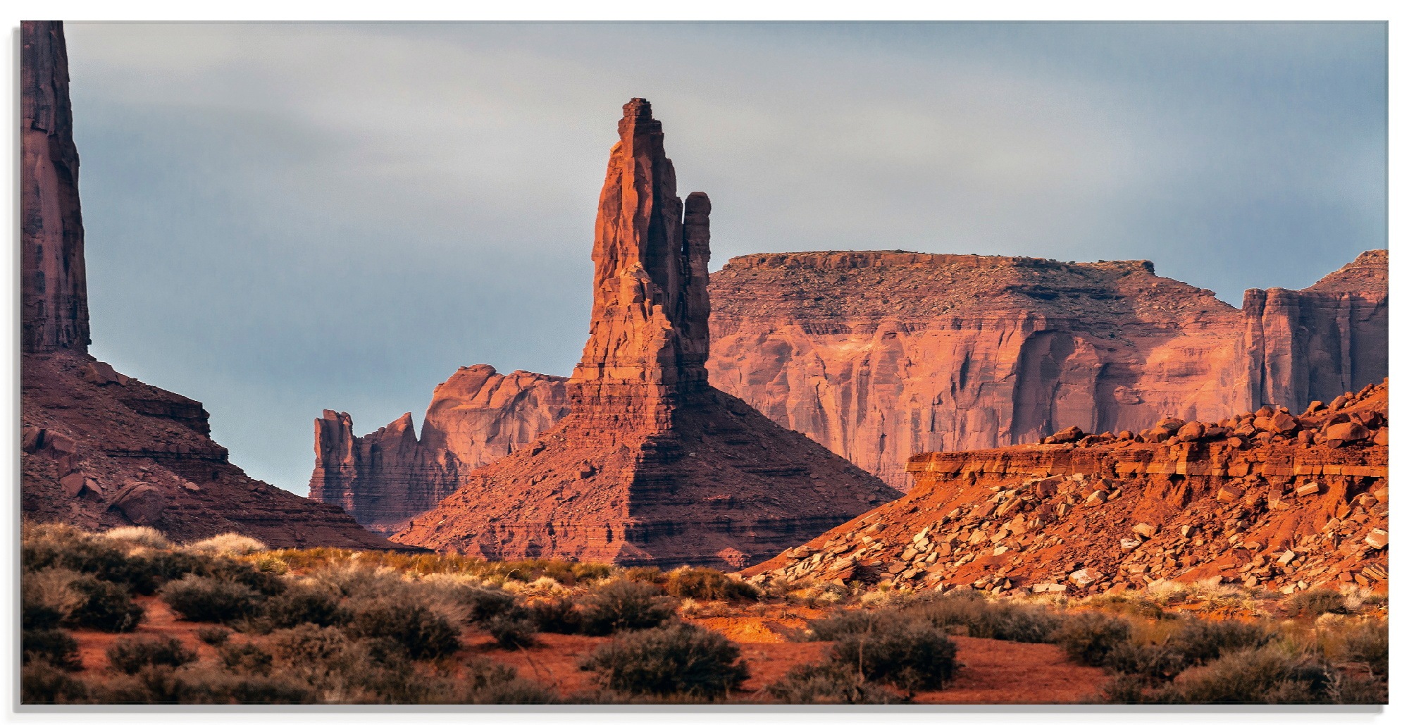 Image of Artland Glasbild »Monument Valley«, Wüste, (1 St.) bei Ackermann Versand Schweiz