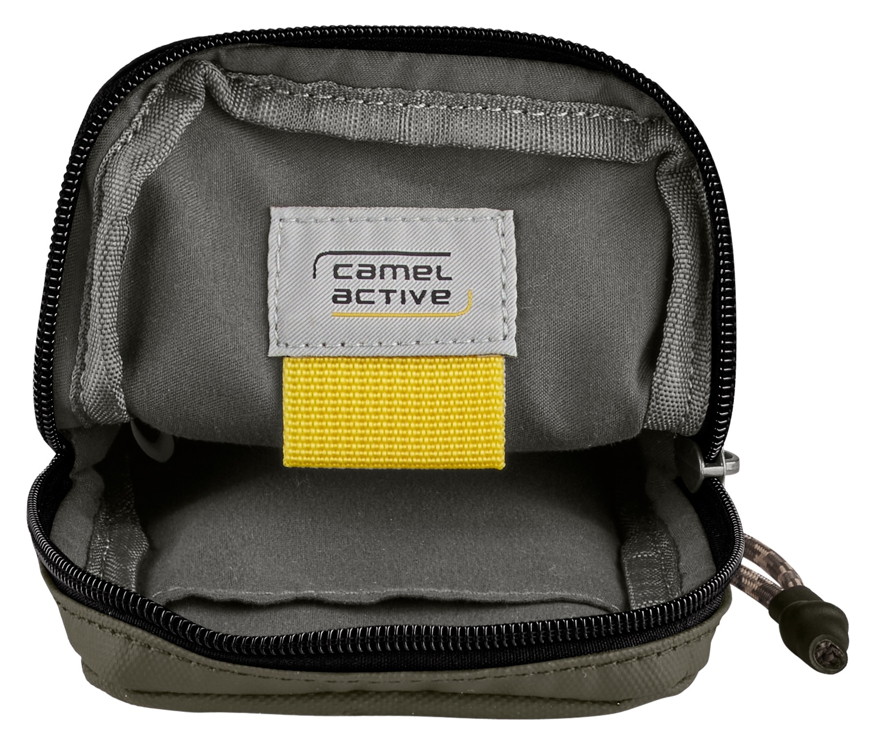 camel active Handytasche »Explore«, wasserabweisendes recyceltes Nylon und reflektierende Reissverschlüsse