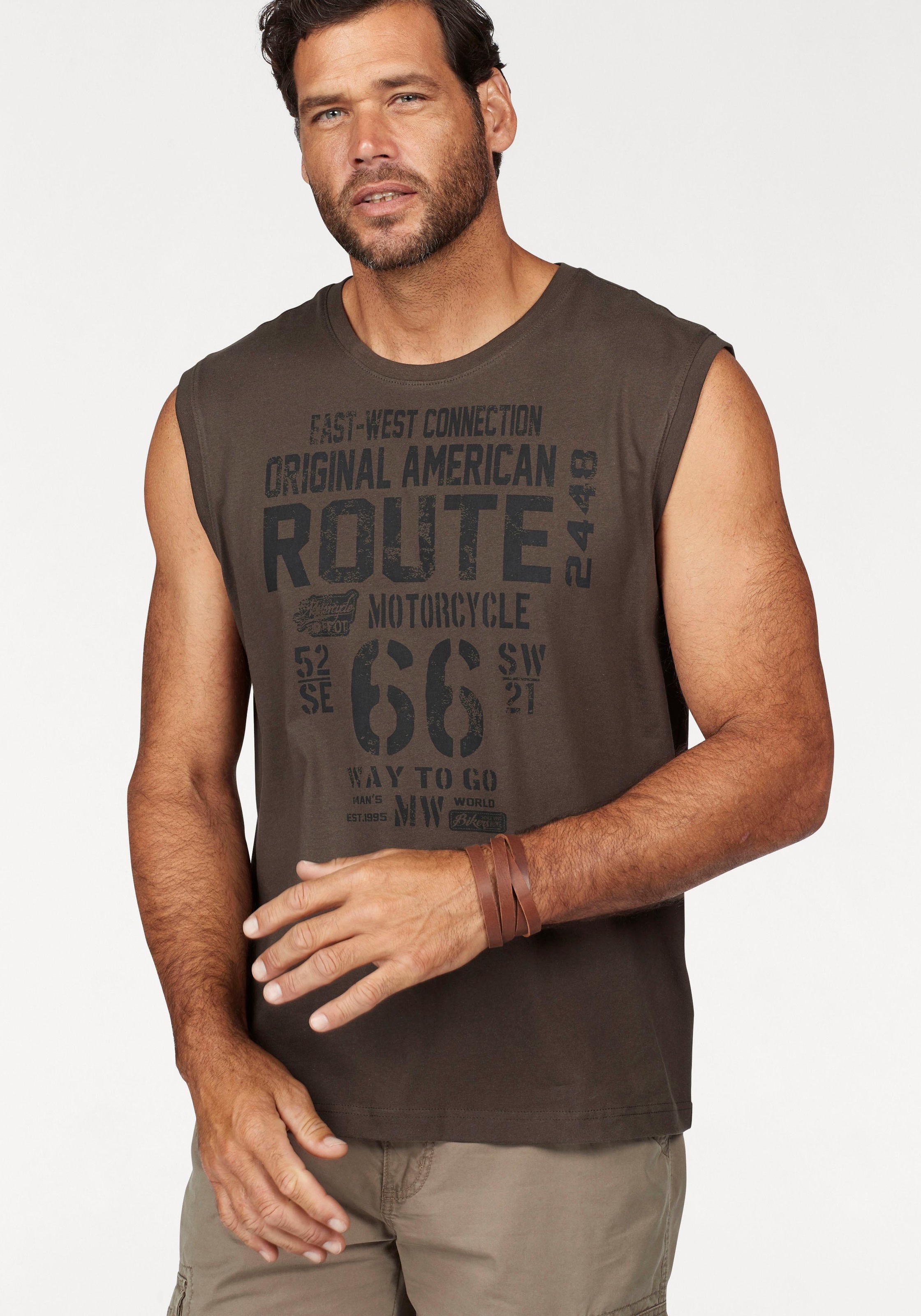 Image of Man's World Muscleshirt, (Packung, 2 tlg., 2er-Pack), aus reiner Baumwolle bei Ackermann Versand Schweiz