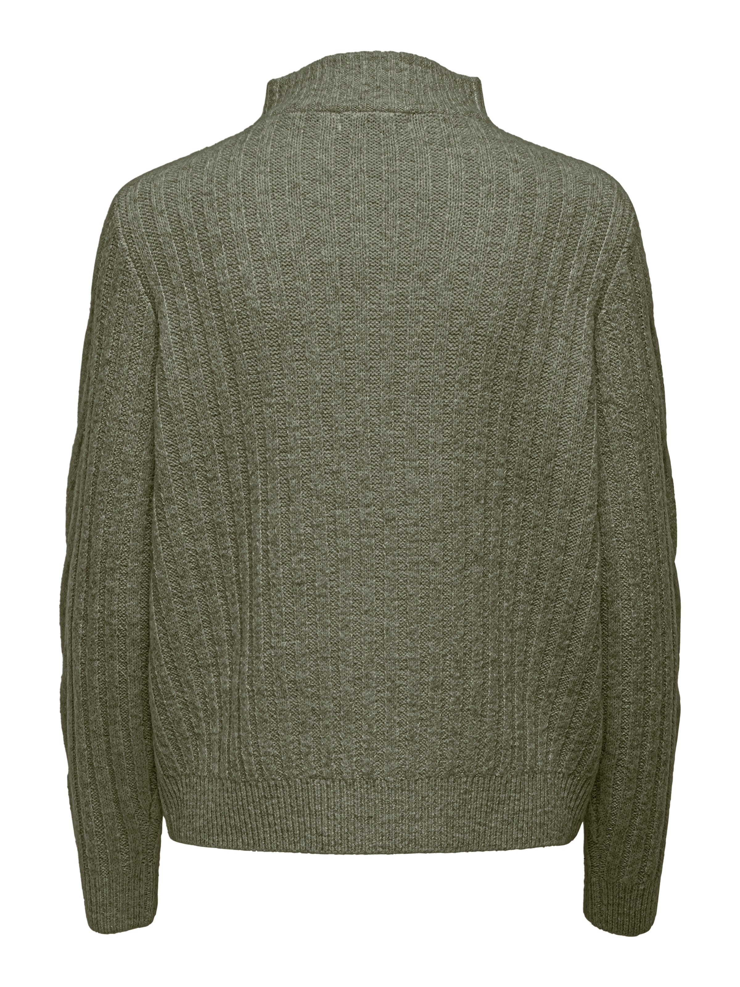 JDY Pull à col montant »JDYANDREA L/S ZIP CABLE PULLOVE KNT NOOS«