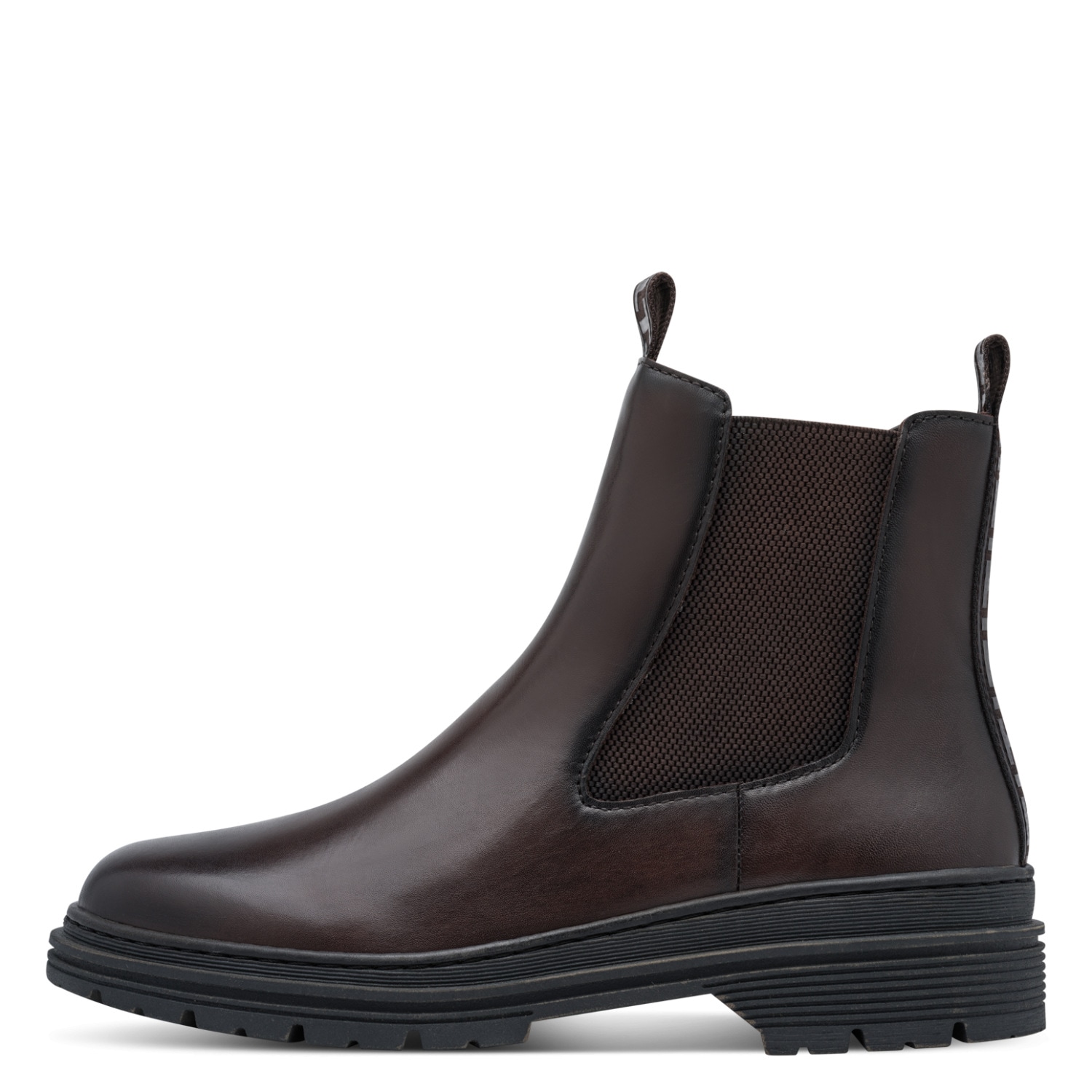 Tamaris Chelseaboots  Blockabsatz, Stiefelette mit Stretcheinsatz an der Aussenseite