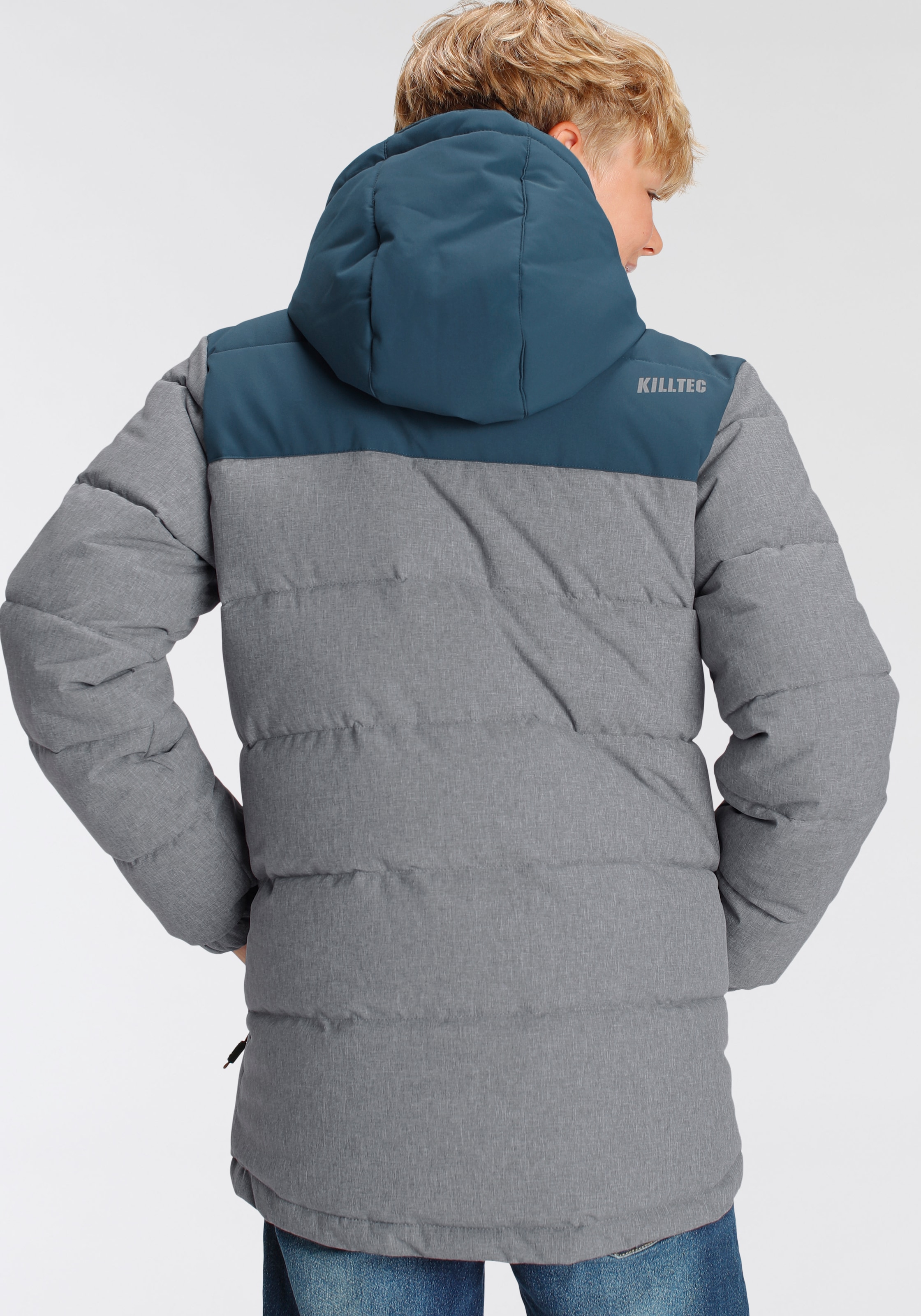 Killtec Winterjacke »KW 1 BYS JCKT OT - für Kinder«, mit Kapuze, Winddicht & Wasserabweisend & Atmungsaktiv