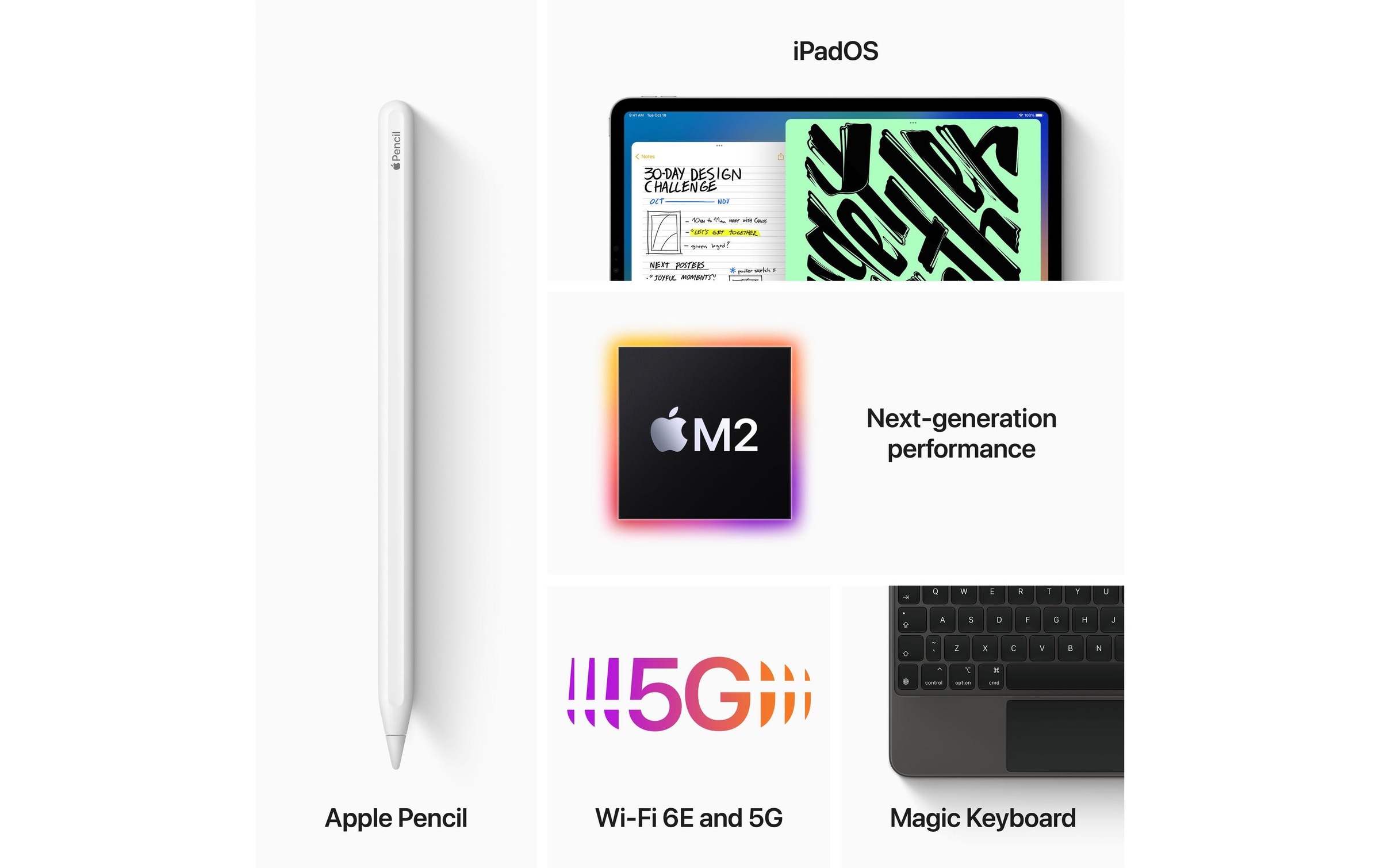 Apple iPad Pro 3. Gen. (2022) 12,9 Zoll, Space Grau