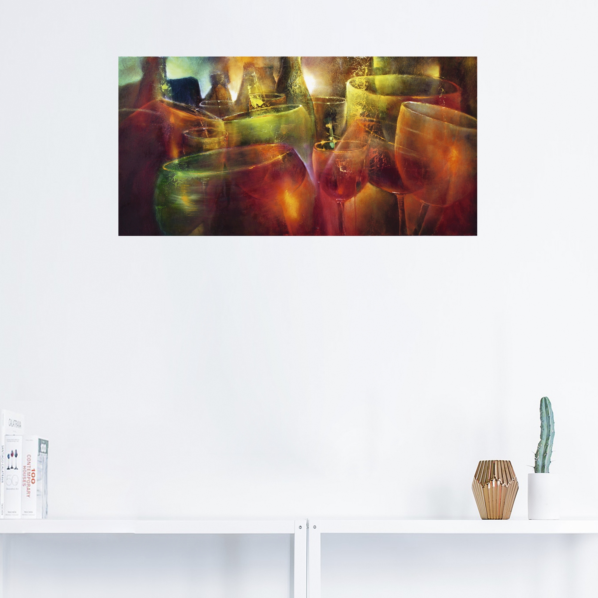Artland Wandbild »Zu später Stunde«, Getränke, (1 St.), als Leinwandbild, Poster, Wandaufkleber in verschied. Grössen