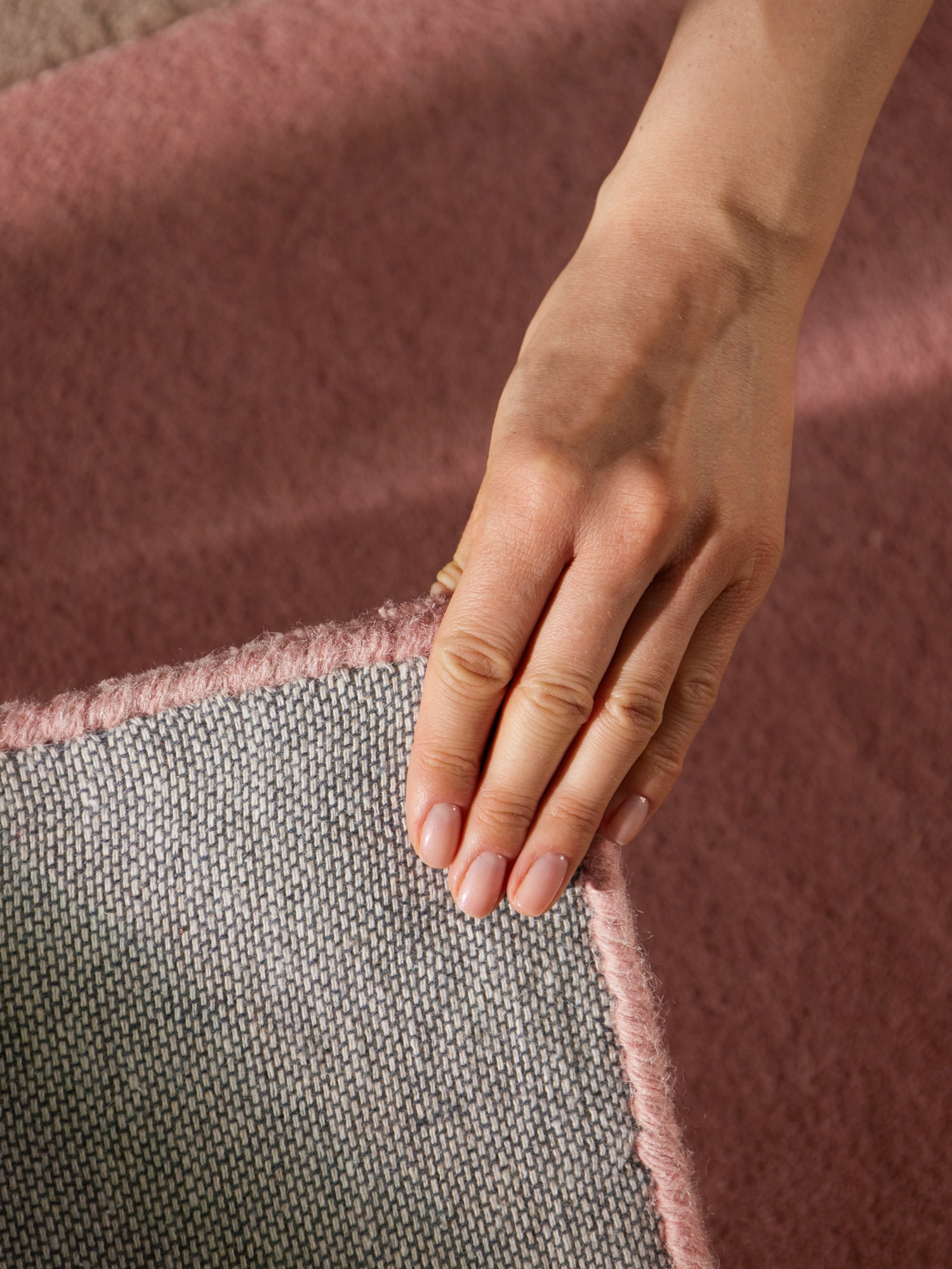 Ted Baker Tapis en laine »Cecil« Rectangulaire 17 mm Höhe Laine, tapis naturel, fait main, salon, chambre à coucher, coloré