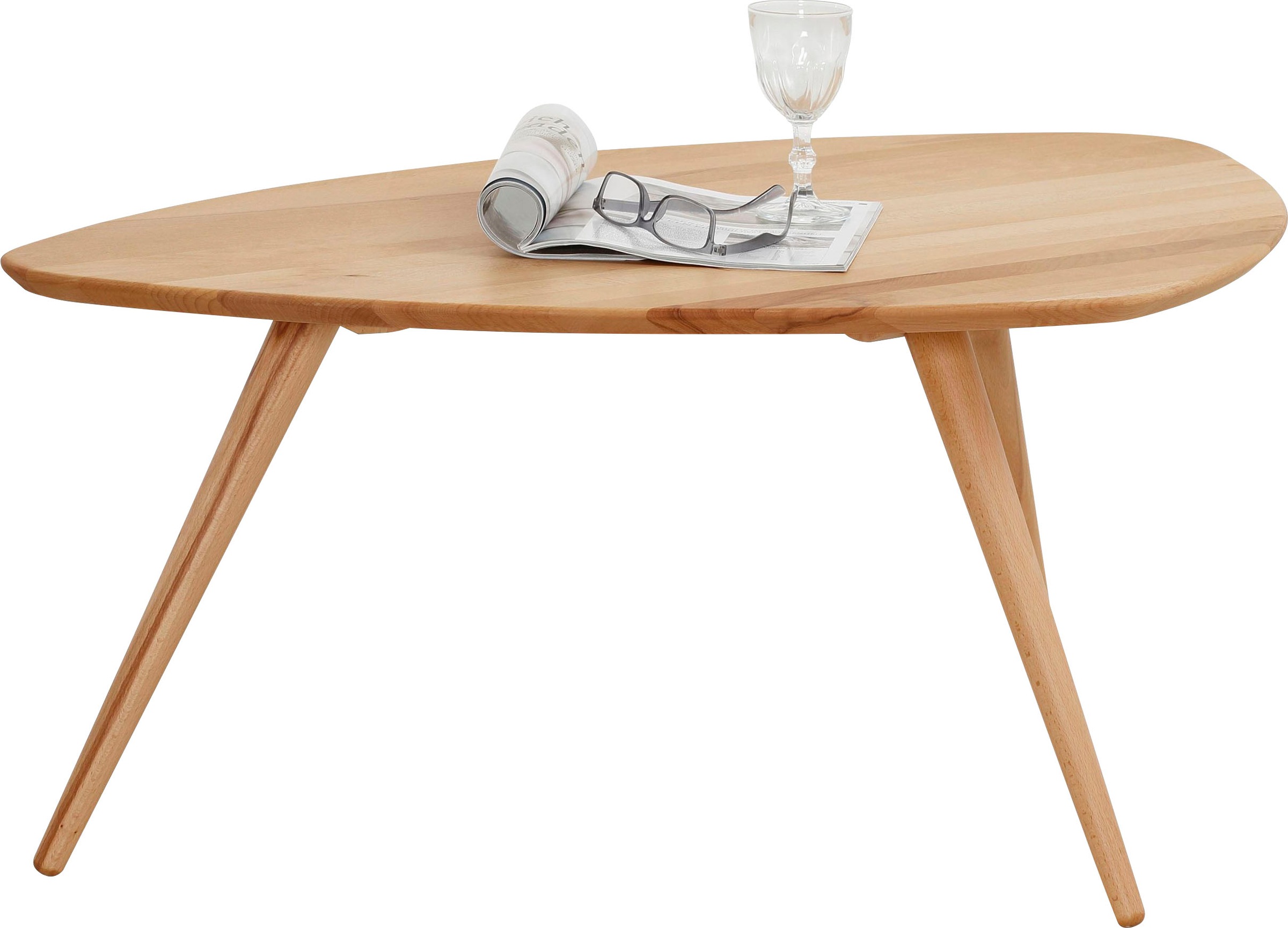 Image of andas Couchtisch »Green«, aus Massivholz, Beistelltisch in moderner Form bei Ackermann Versand Schweiz