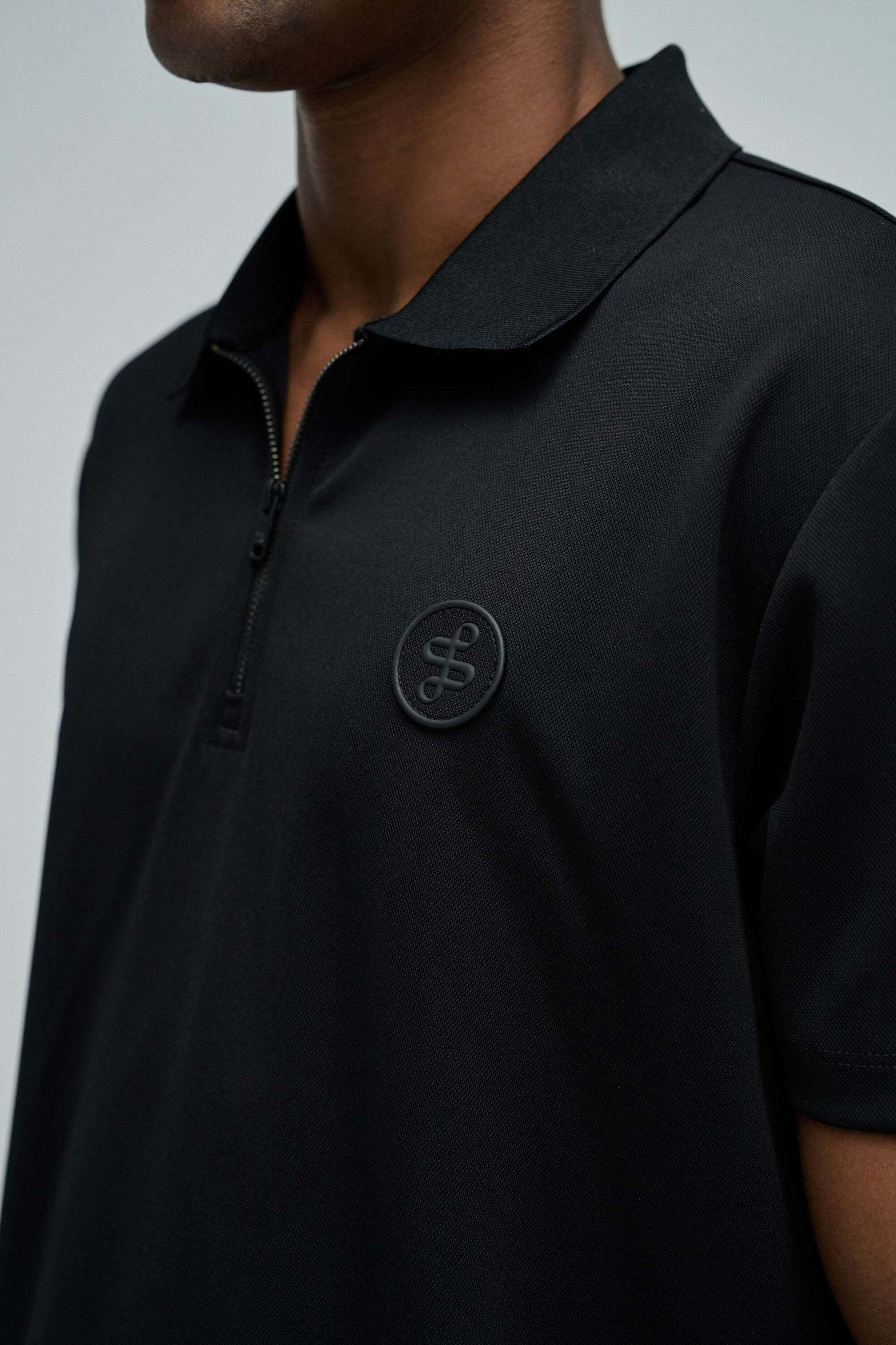 Salsa Polo »Salsa Jeans Polo Pique Structure And Zip«