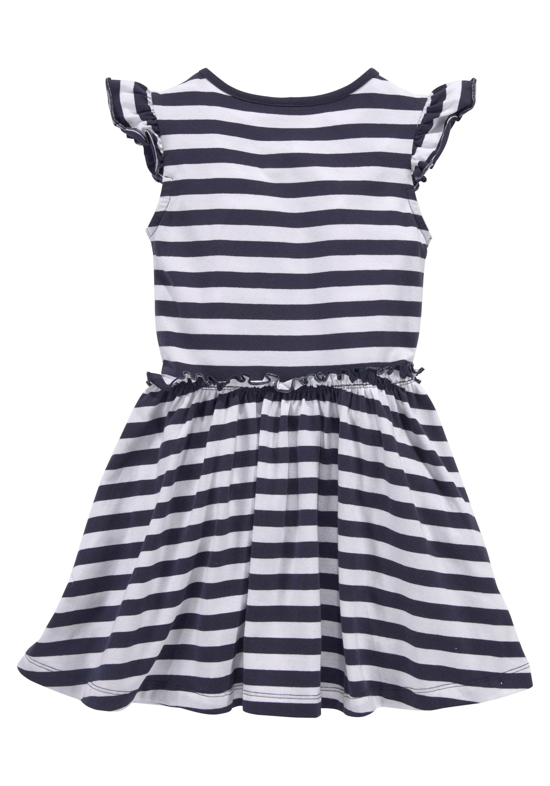 KIDSWORLD Jerseykleid »für kleine Mädchen«, festlich, kniefrei, verspielt, aus Baumwollmischung