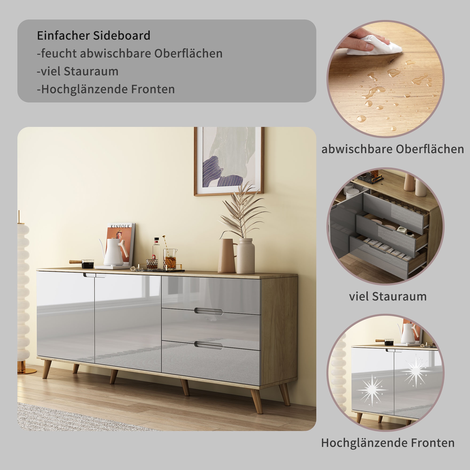 GOODproduct Sideboard »Lund«
