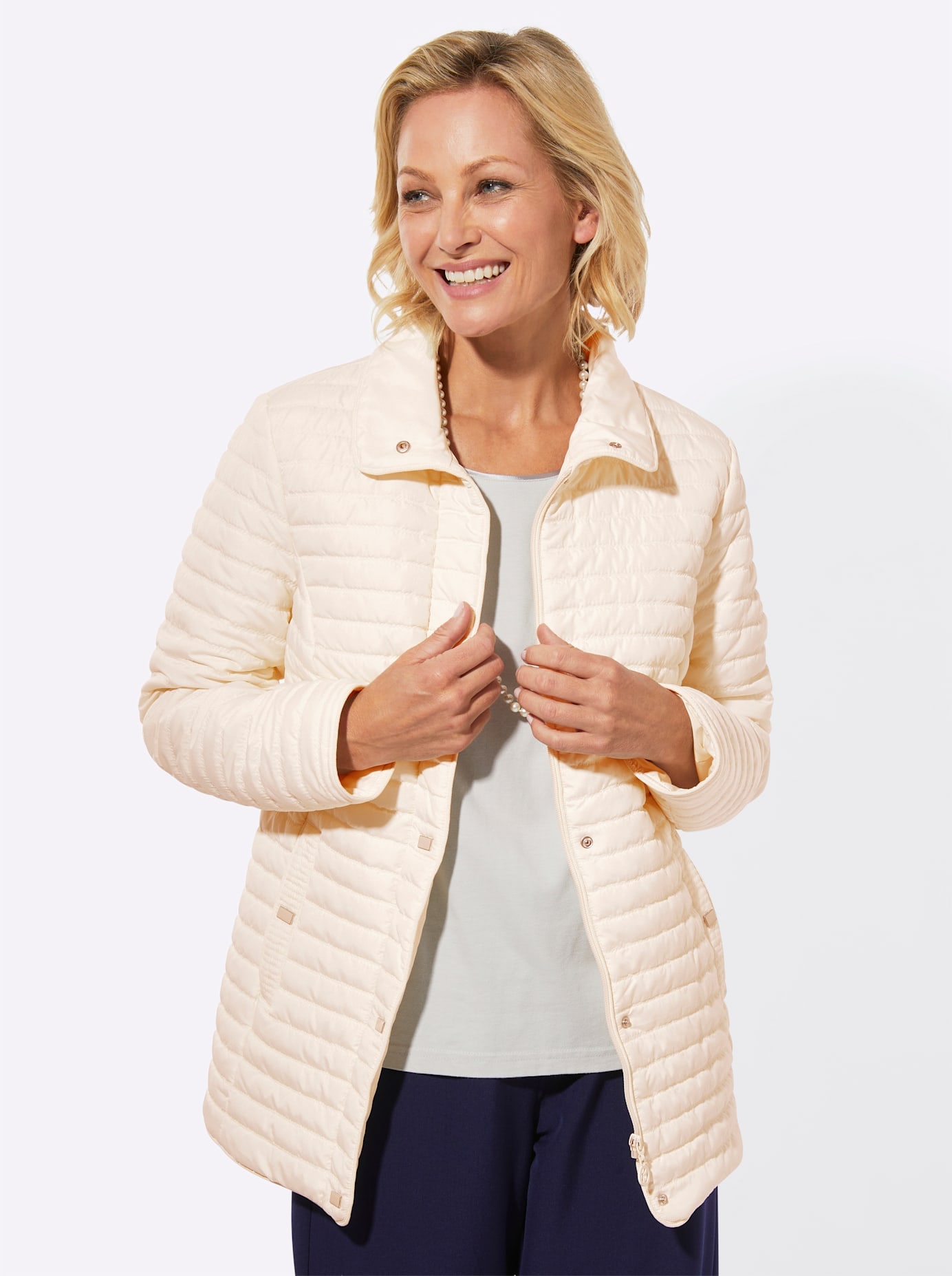 Classic Steppjacke ohne Kapuze