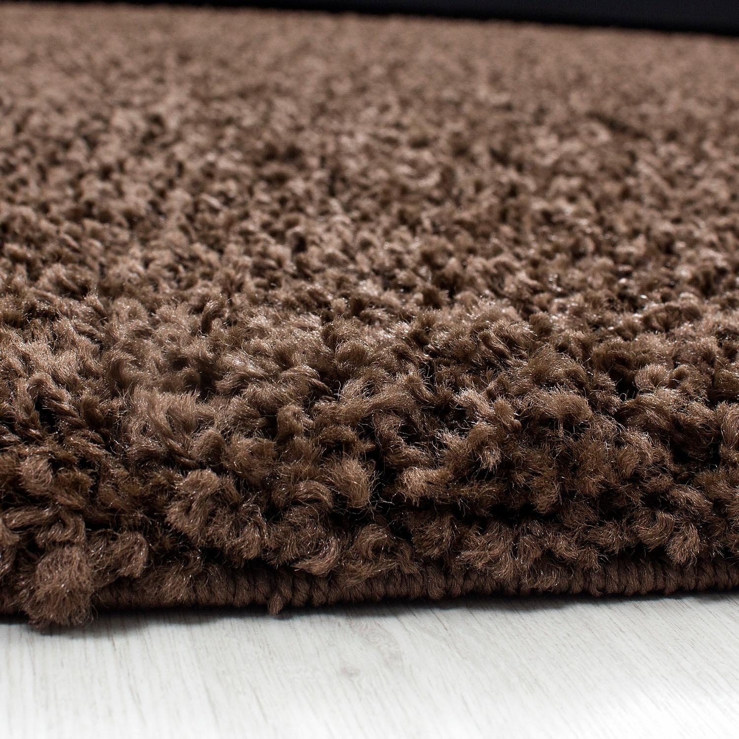 Ayyildiz Teppiche Hochflor-Teppich »Life Shaggy 1500  , auch als Läufer und in Rund erhältlich« rund 30 mm Höhe Langflor, uni, grosse Farb- und Grössenauswahl. Wohnzimmer, alle Räume