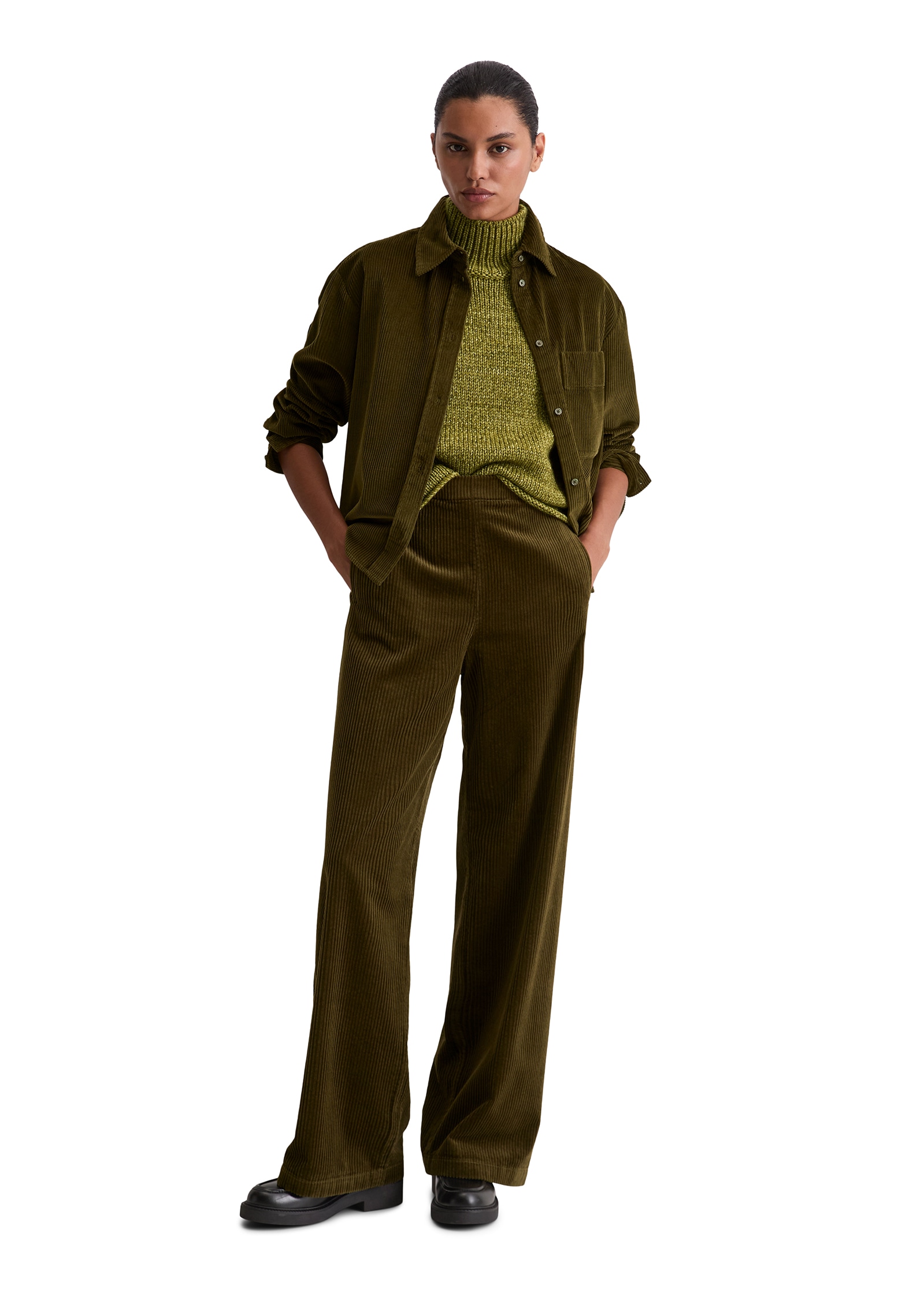 Marc O'Polo Cordhose  relaxed fit, aus reinem Organic Cotton, aus Breitcord