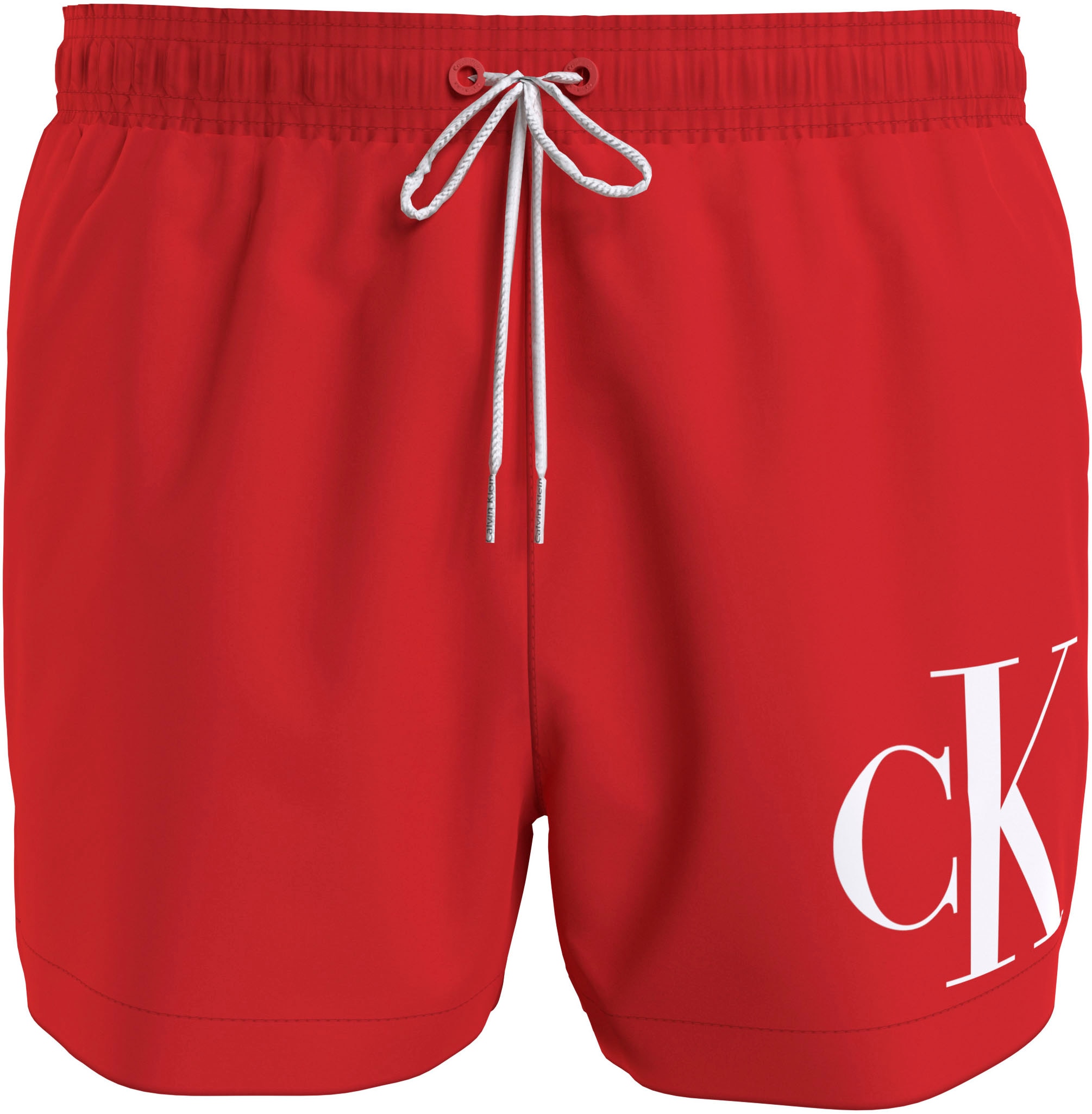Calvin Klein Swimwear Badeshorts »SHORT DRAWSTRING«, mit grossem Logo-Print auf dem Bein