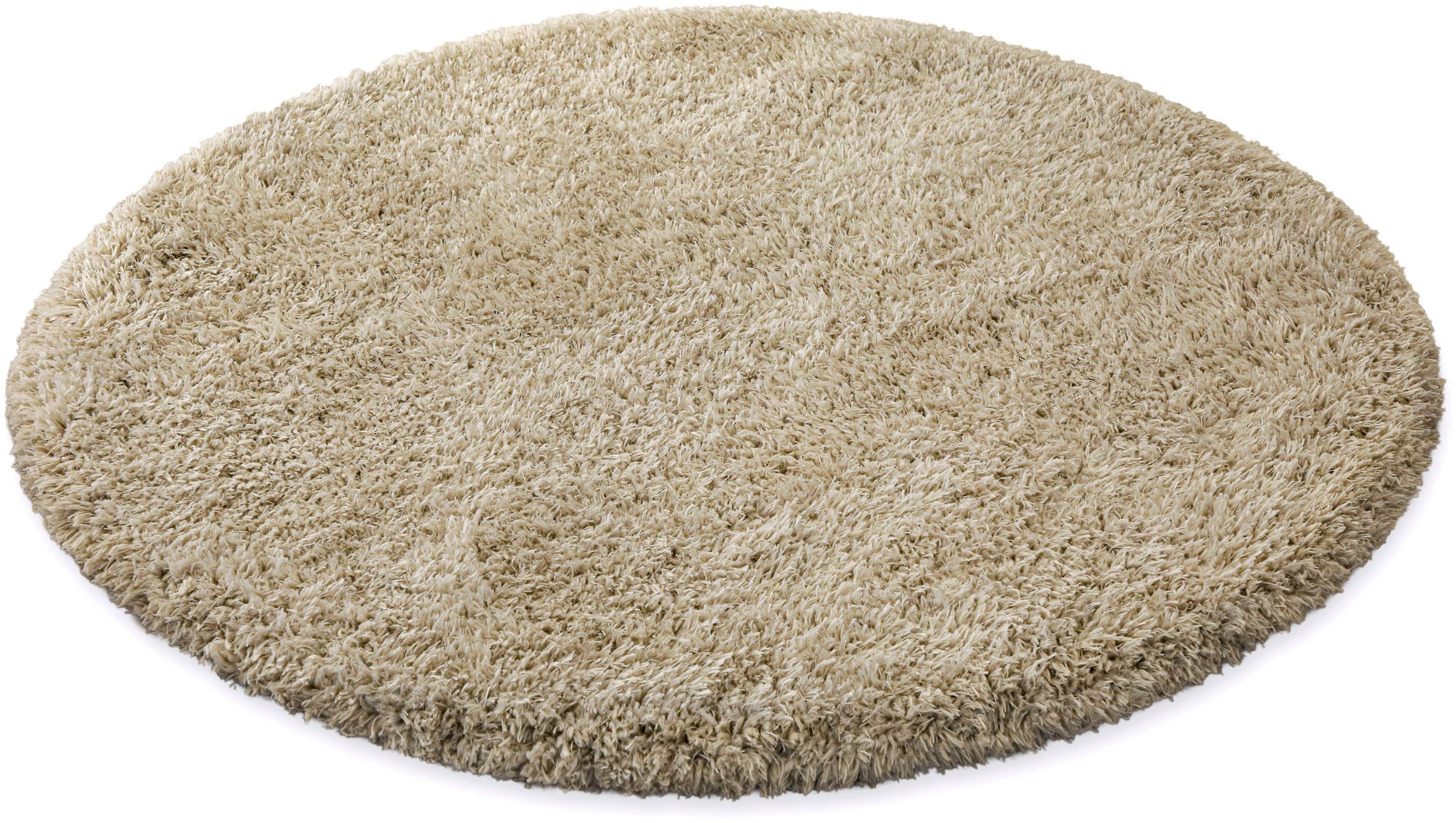 Esprit Tapis à poils longs »YOGI  ESP-096« Rond 50 mm Höhe flauschiger weicher Flor, 100% recyceltem PET, Wohnzimmer