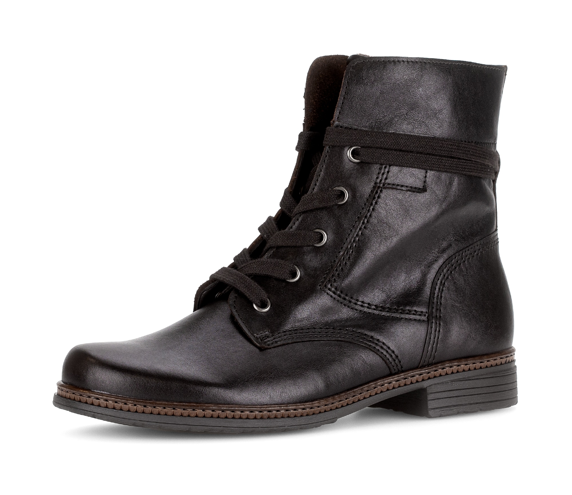 Image of Gabor Schnürstiefelette, Schnürboots, Businessschuh mit Blockabsatz