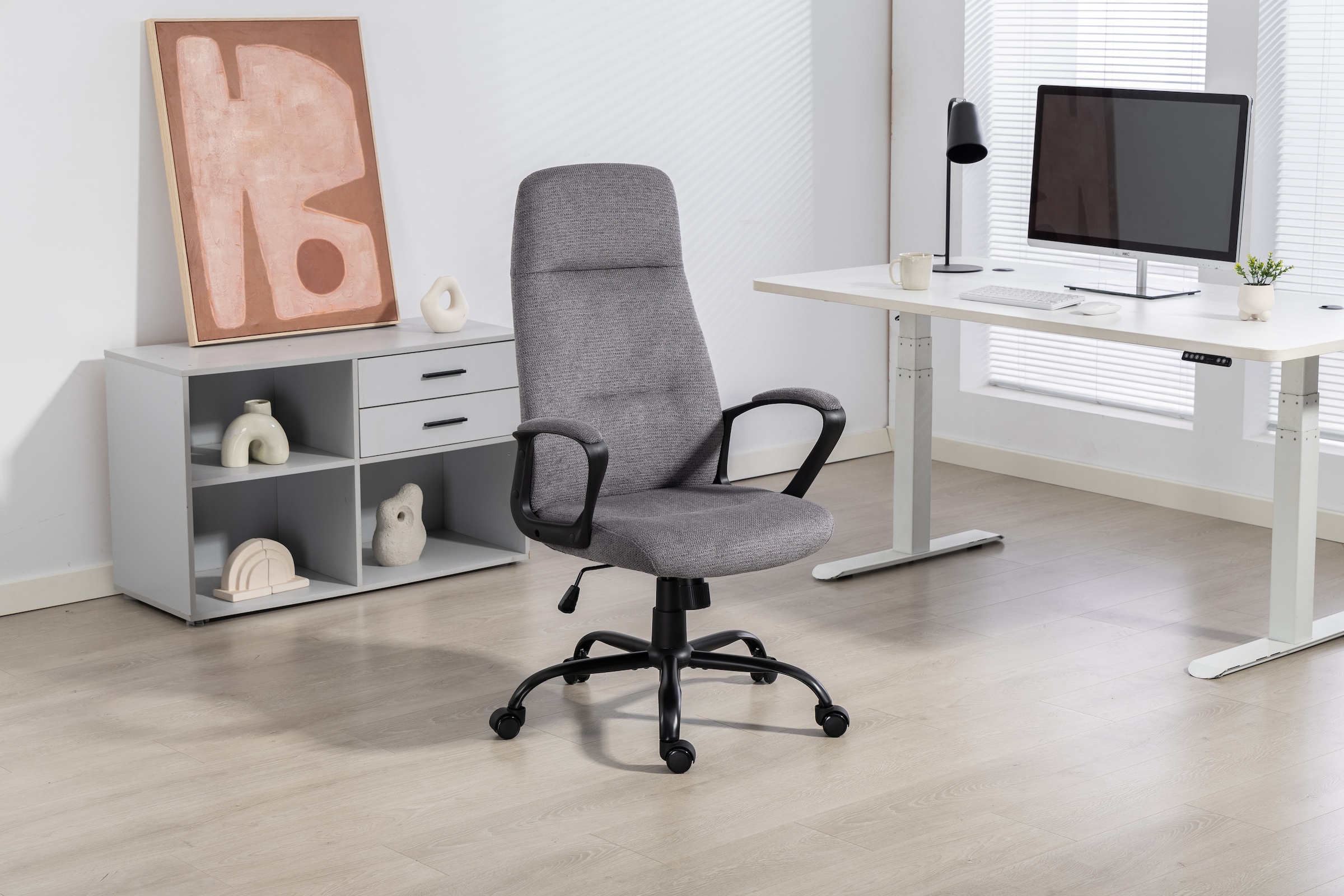 Duo Collection Chefsessel »Merlin« () Schreibtischstuhl, mit gepolsterten Armlehnen
