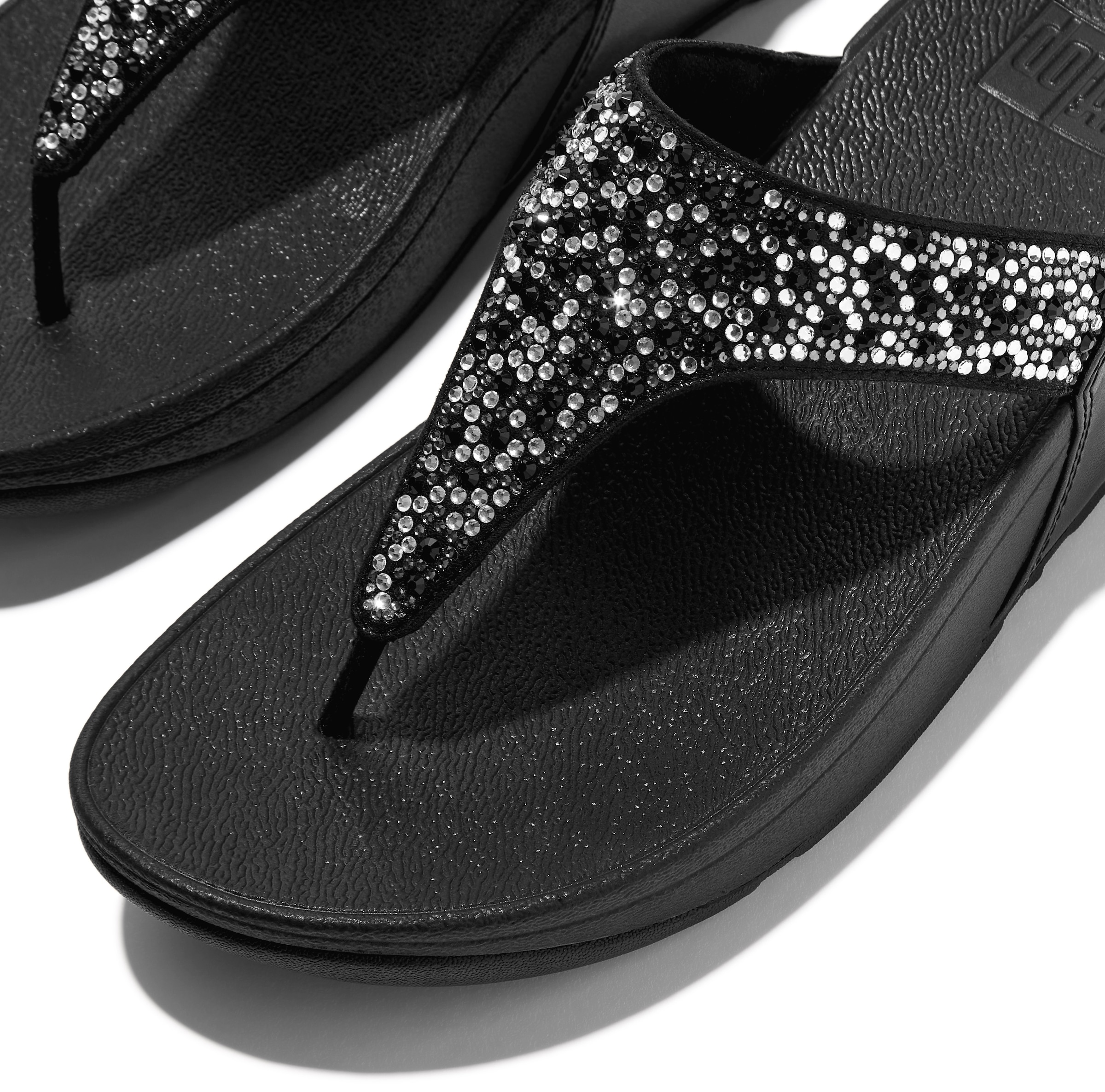 Fitflop Zehentrenner »LULU CRYSTAL«  , Sandale, Pantolette mit Schmucksteine