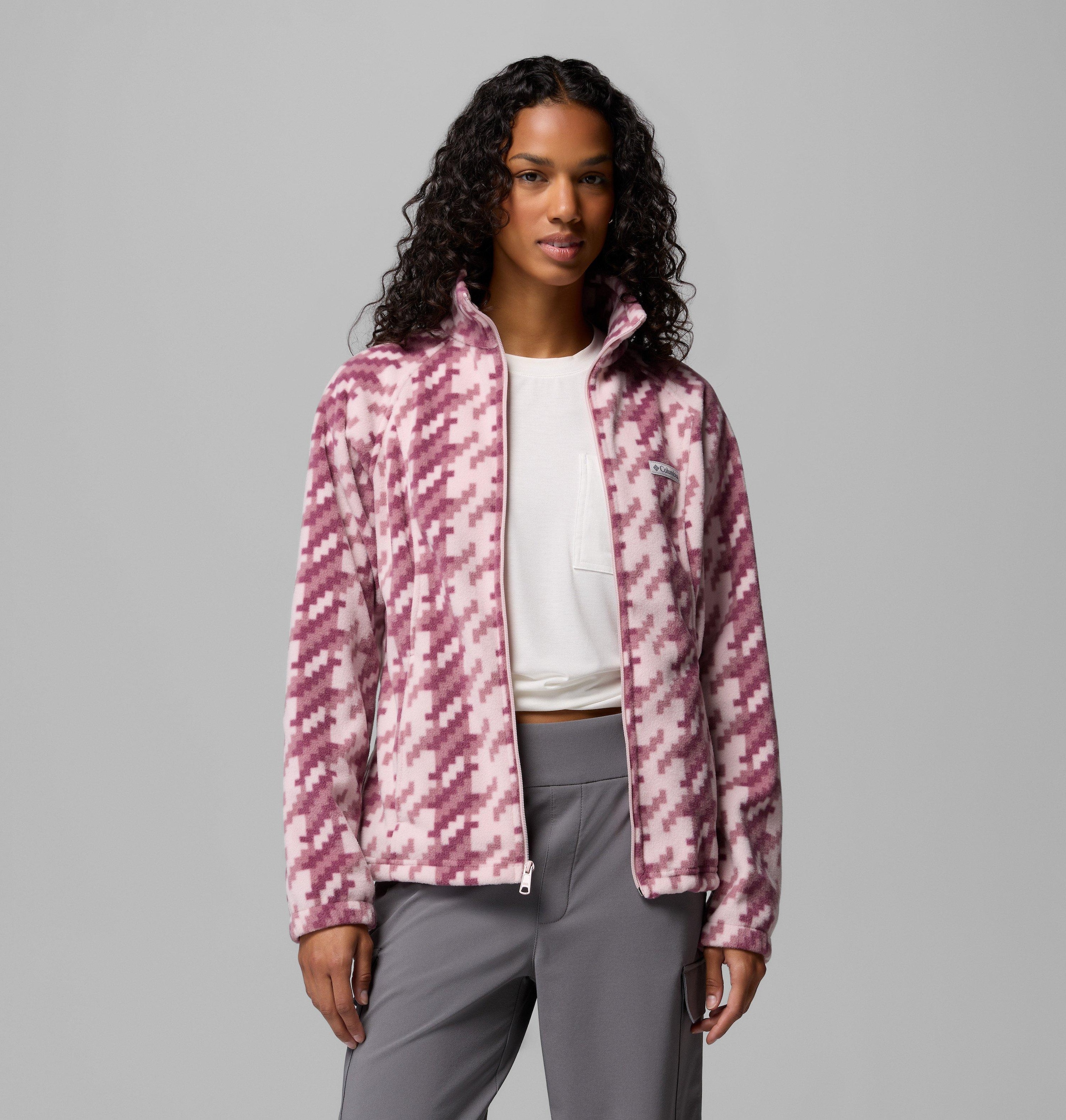 Columbia Fleecejacke »Benton Springs Printed Full Zip« mit Reissverschluss, wasserabweisend, windabweisend, atmungsaktiv