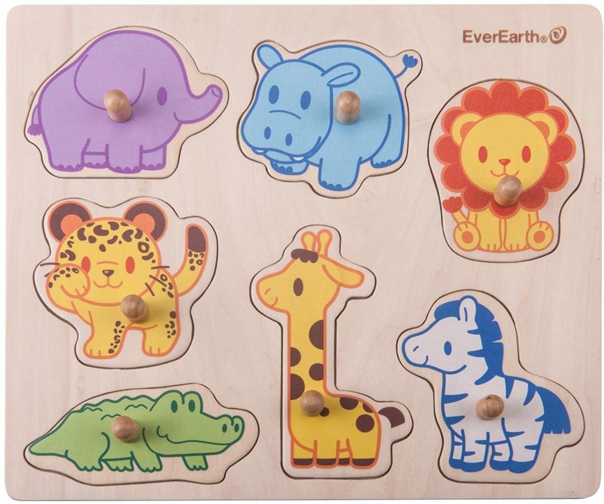 Image of EverEarth® Puzzle »Puzzle - Safari Tiere«, FSC®- schützt Wald - weltweit bei Ackermann Versand Schweiz