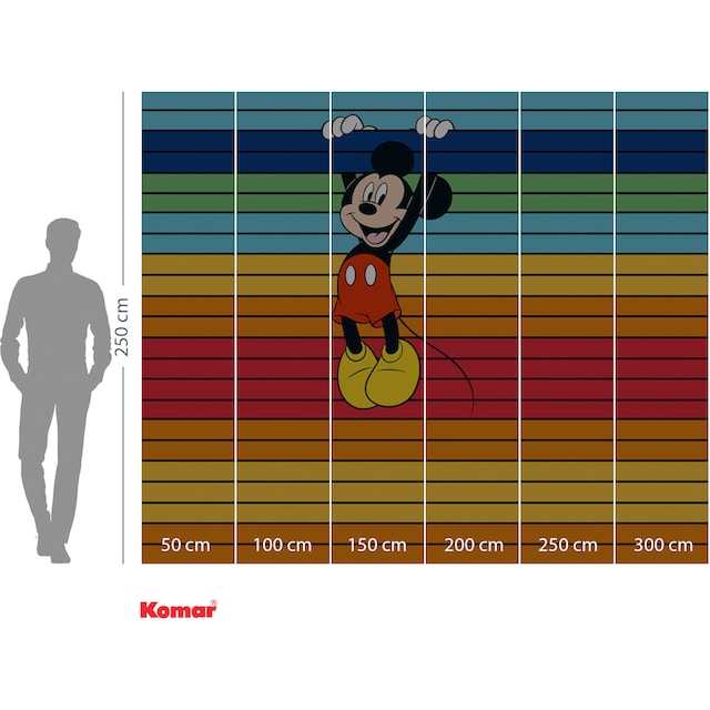 Komar Fototapete »Mickey Magic Rainbow«, Motiv, 300x250 cm (Breite x Höhe)  bequem kaufen