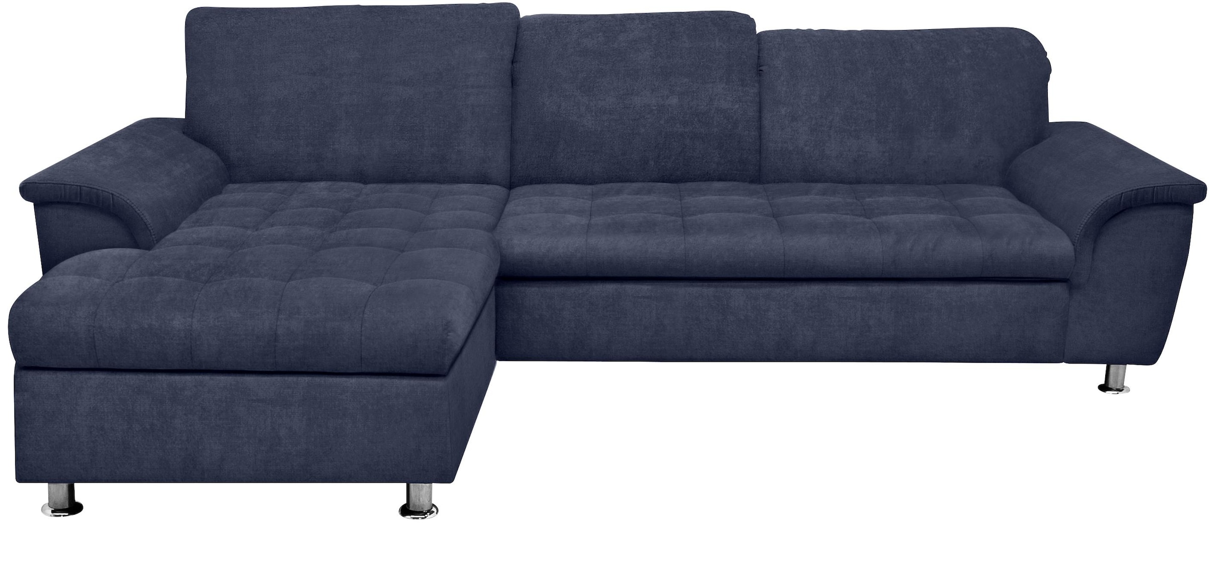 DOMO collection Ecksofa Franzi, wahlweise mit Bettfunktion, Bettkasten und Kopfteilverstellung