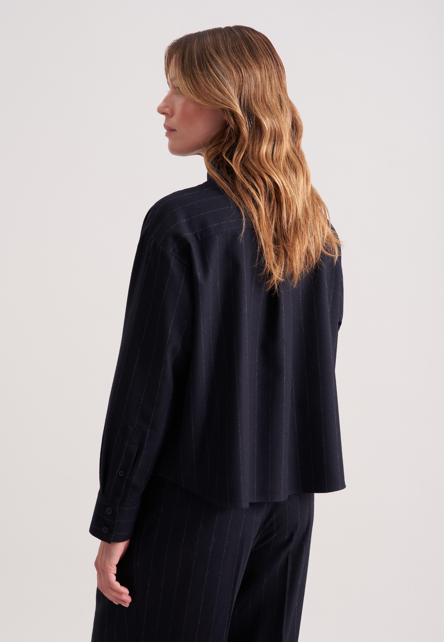 seidensticker Outdoorbluse 1/1 Kragen Flanell