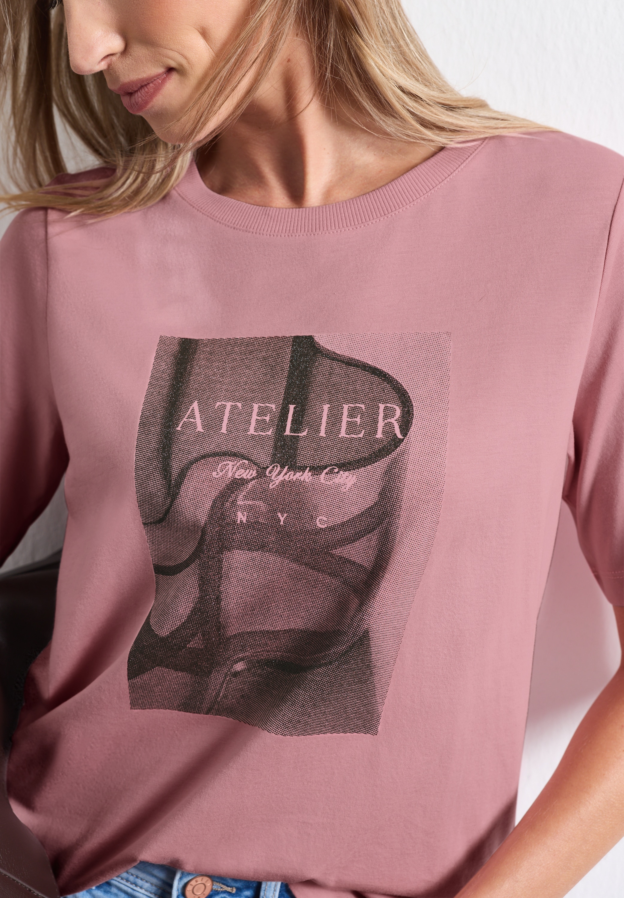 STREET ONE Kurzarmshirt mit modischem Fotoprint
