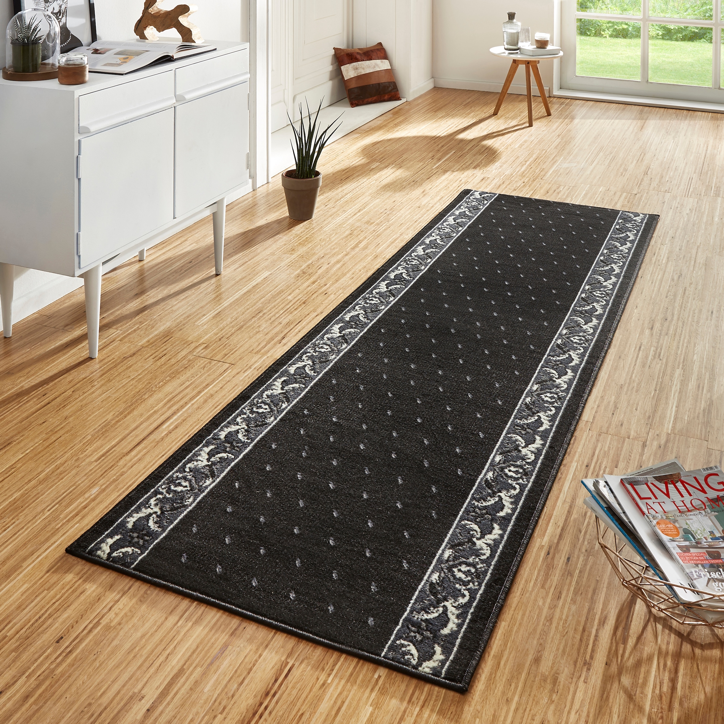 HANSE Home Läufer »Floret«, rechteckig, 9 mm Höhe, Kurzflor, Modern, Weich, Wohnzimmer Teppich, Flur, Eingang, Deko