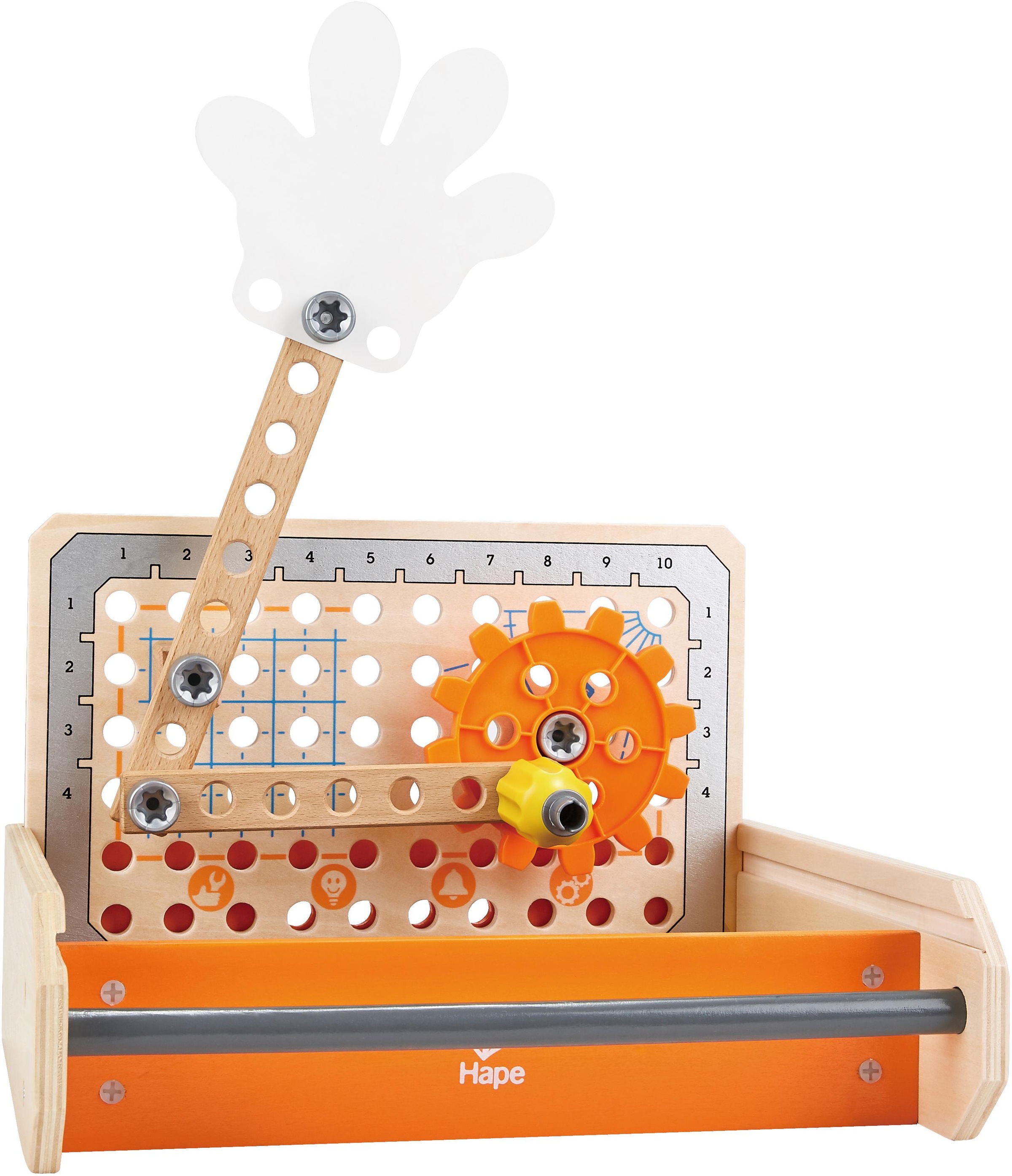 Hape Spielwerkzeugkoffer »Tüftler Werkzeugkasten«, (32 tlg.), aus Holz