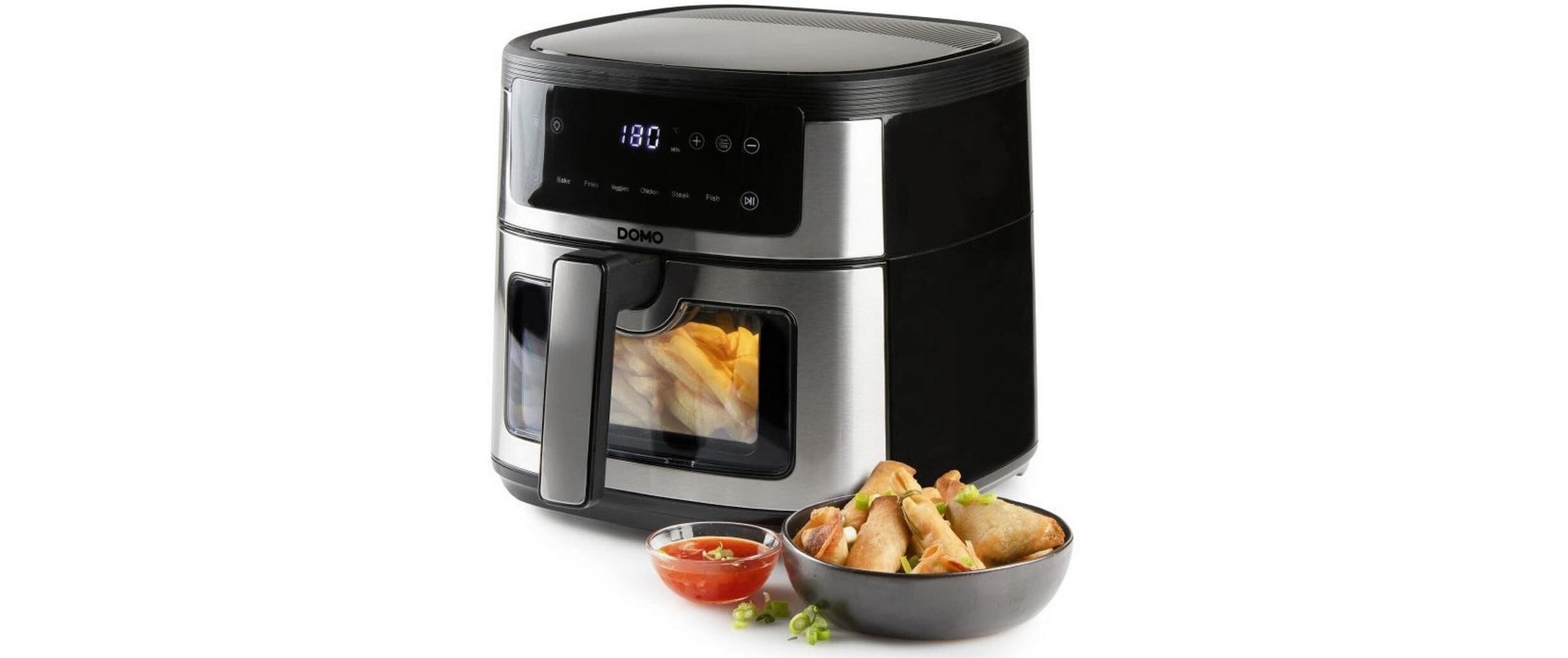 Domo Heissluftfritteuse »DO548FR 6 l« 1500 W Heissuftfritteuse mit Sichtfenster