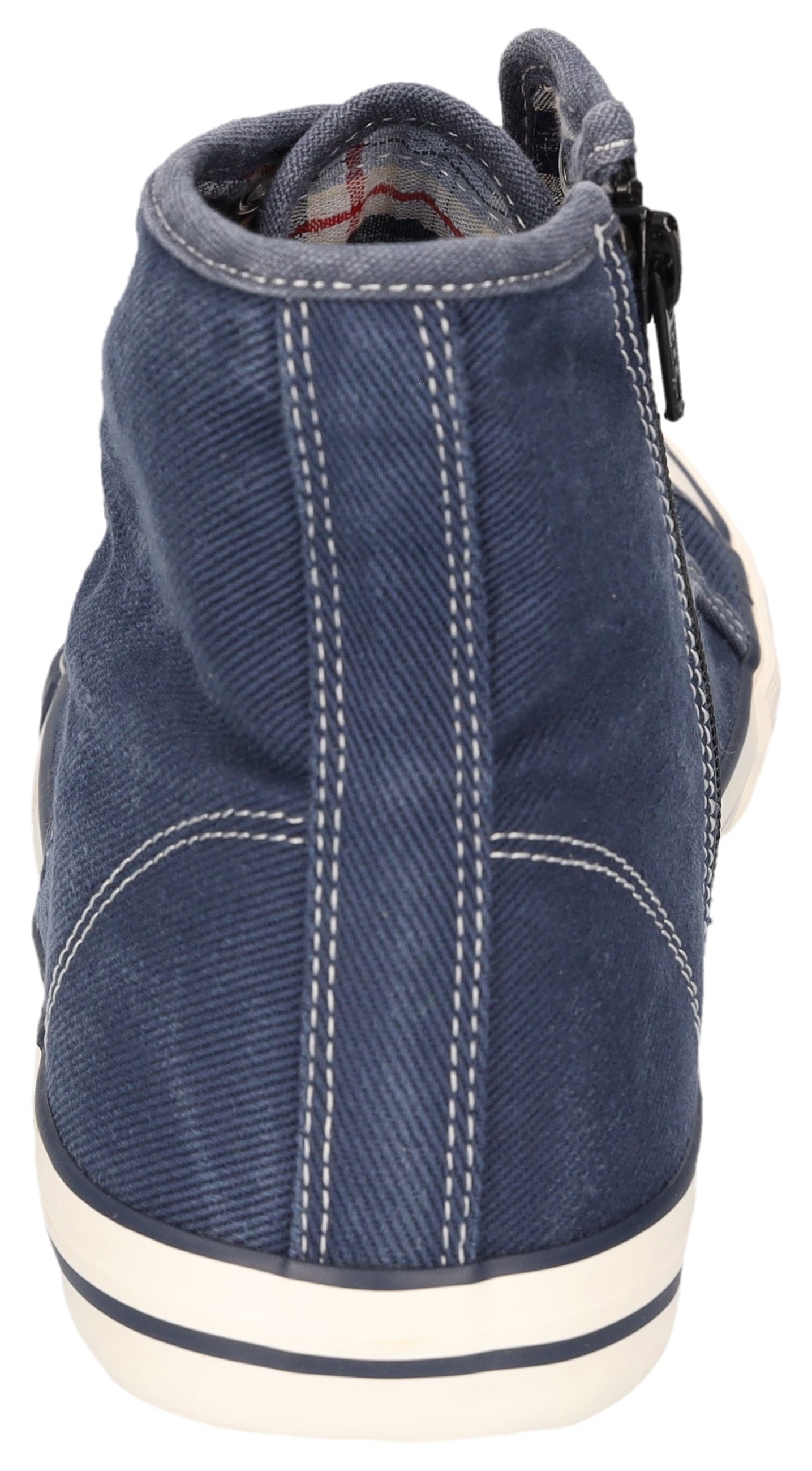 LERROS Bottines de sneakers  Bottes à lacets, sneakers montantes, bottes en toile avec embout caoutchouc