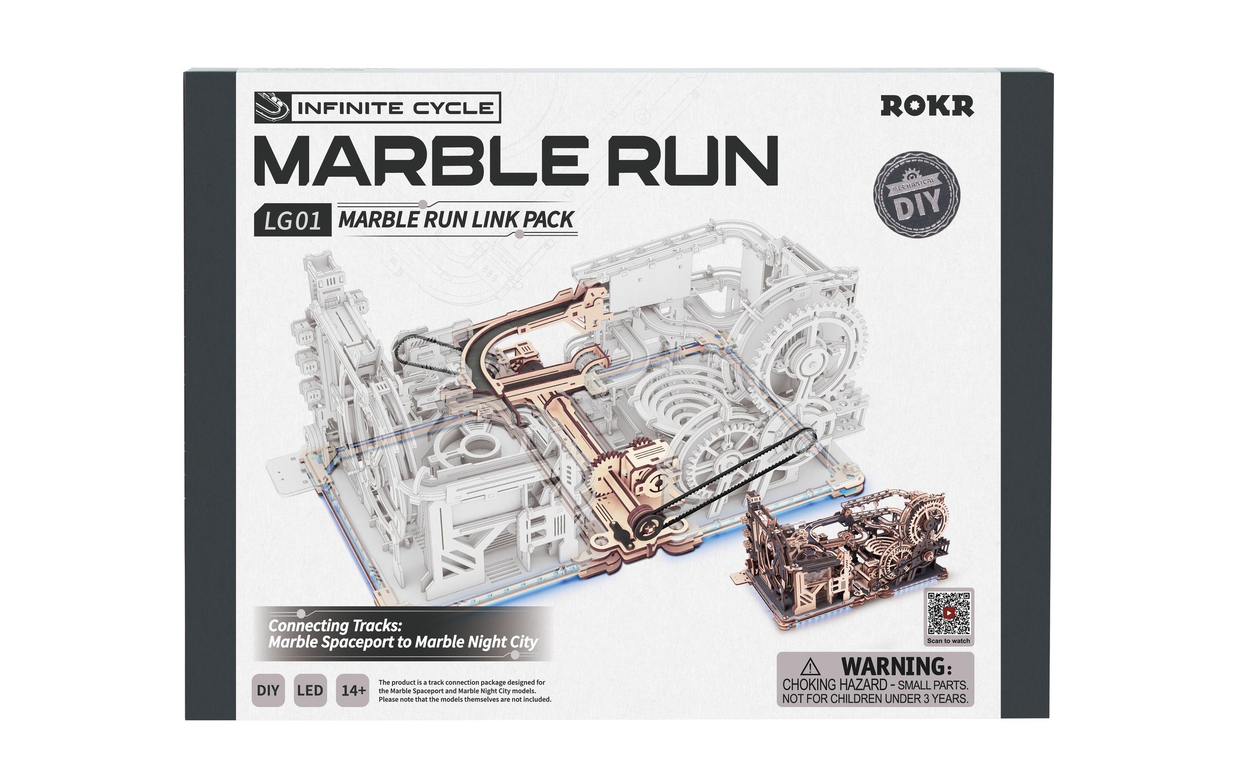 Image of Modellbausatz "ROKR Link Pack Marble Run"