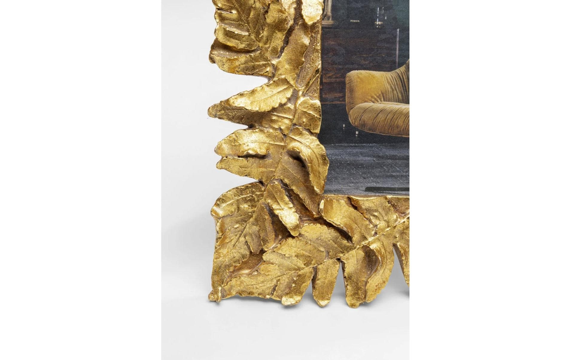 Image of Kare Design Bilderrahmen "Leaves Gold, 10 x 15 cm"