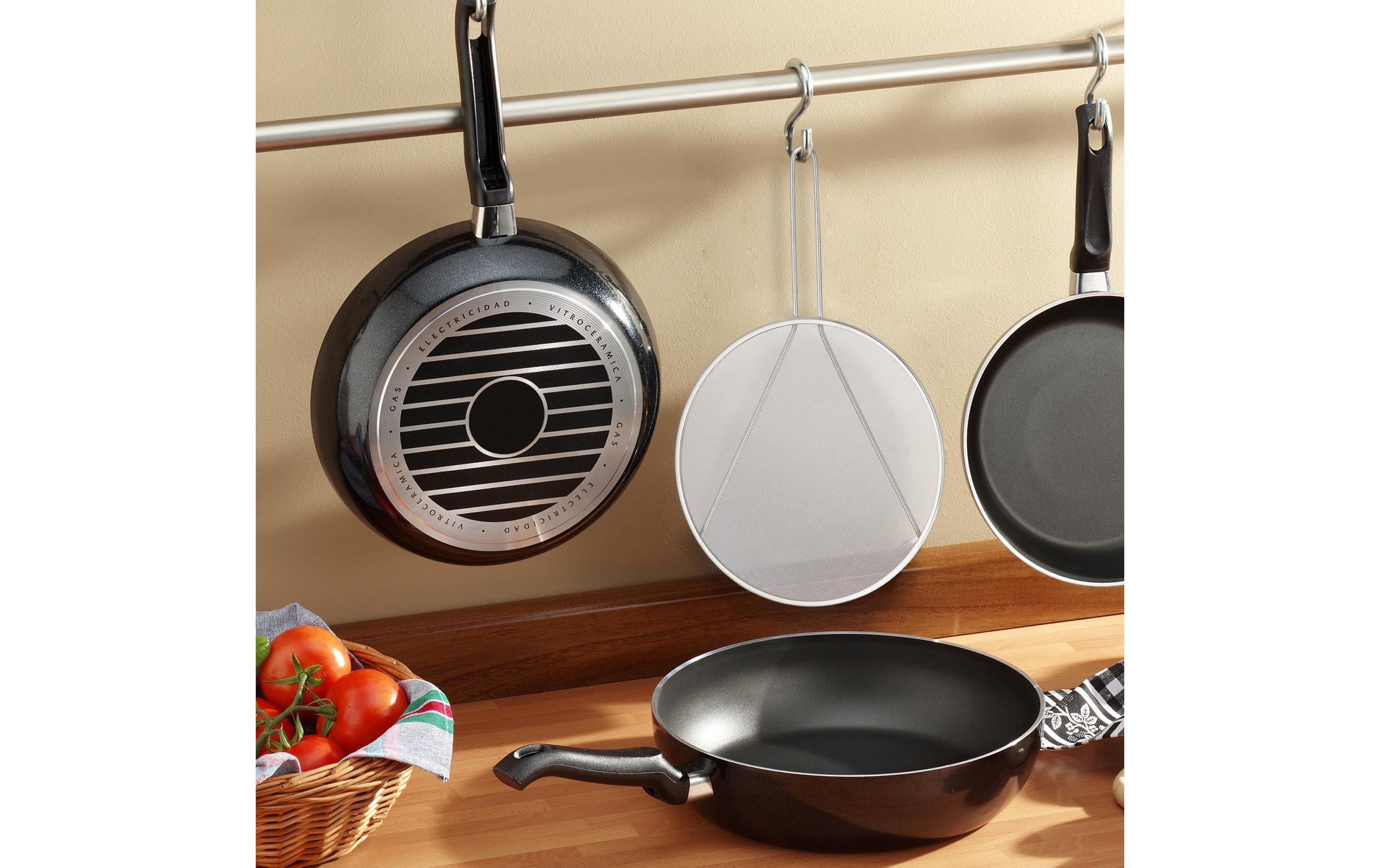 relaxdays Spritzschutzdeckel »für Pfannen 3er Set«