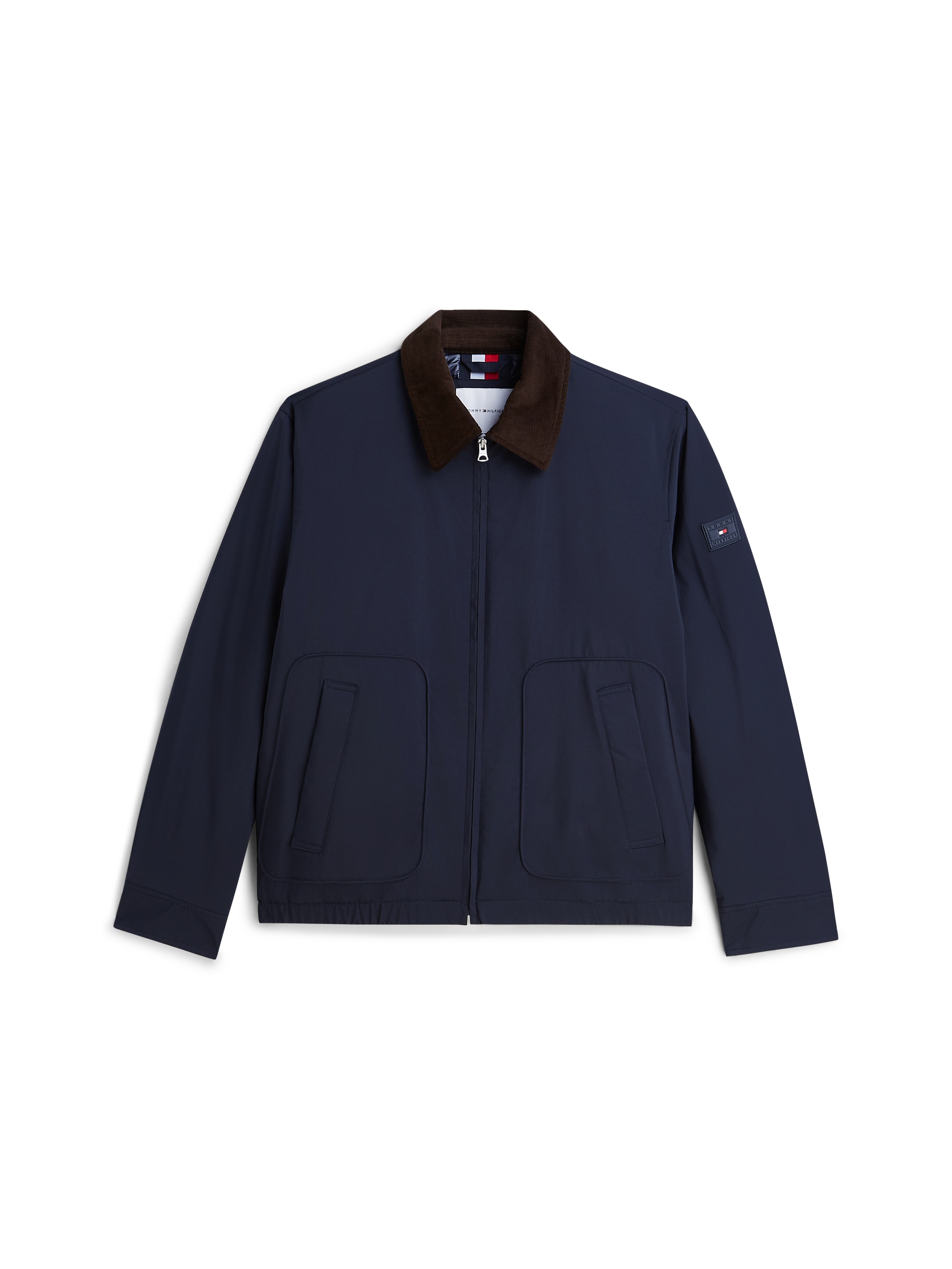 Tommy Hilfiger Blouson »SURPLUS PADDED IVY« avec taille élastique, col contrasté