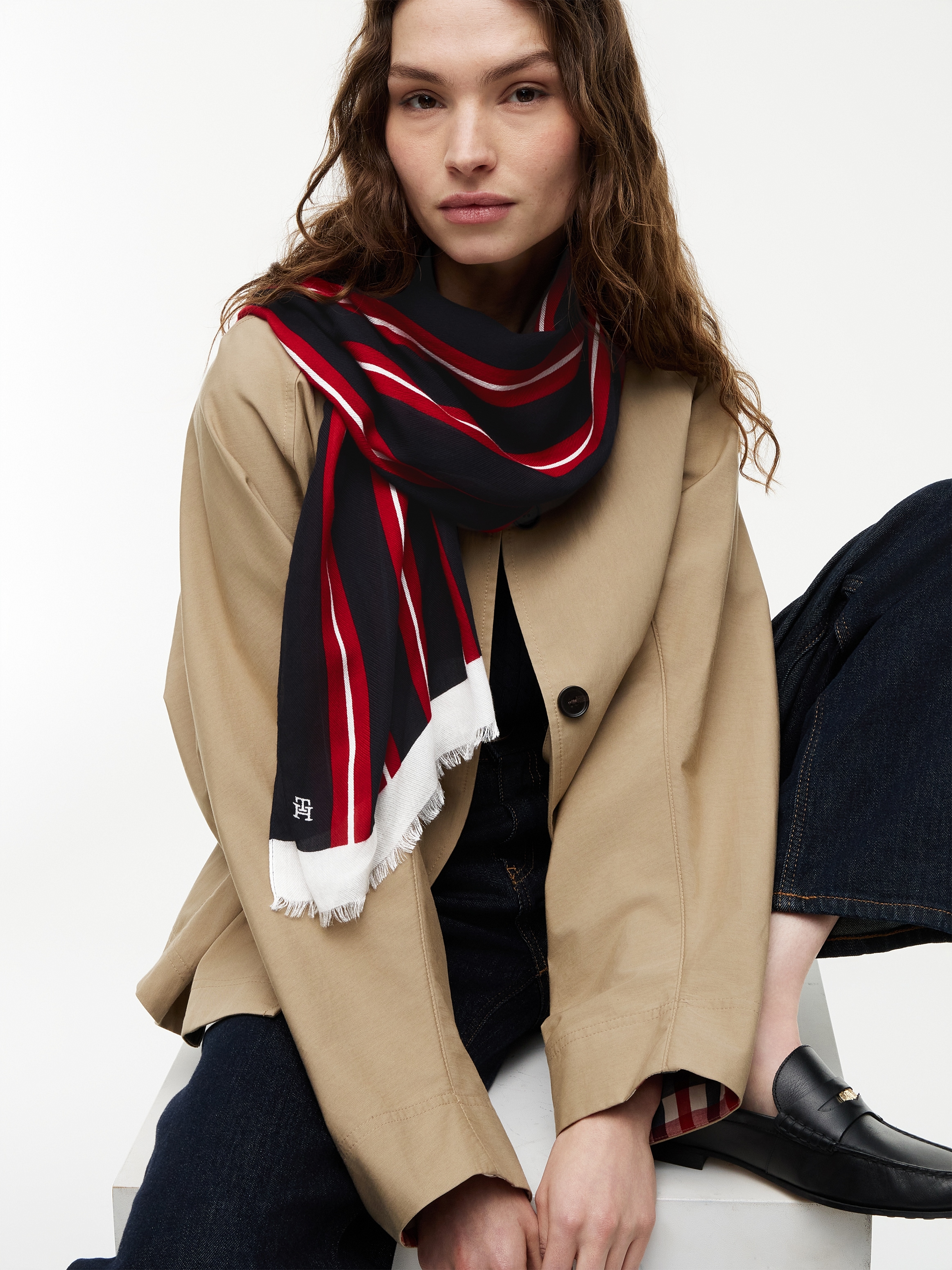 Tommy Hilfiger Modeschal »TH ELEVATED CHIC SCARF«