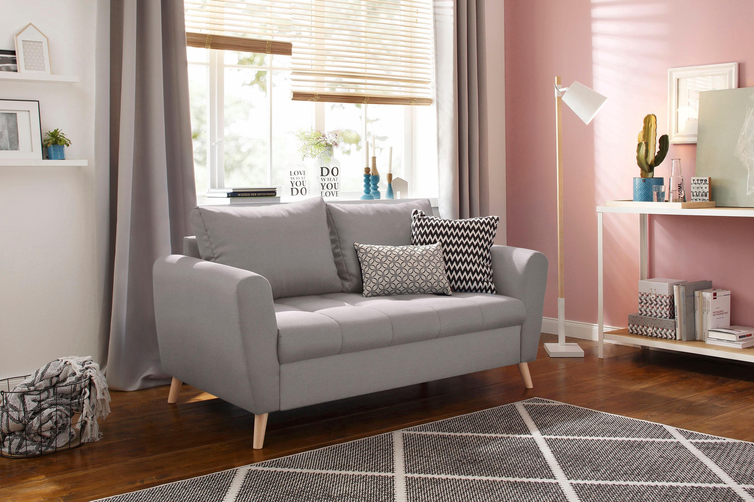 Image of Home affaire 2-Sitzer »Fanö«, mit feiner Steppung im skandinavischem Design bei Ackermann Versand Schweiz