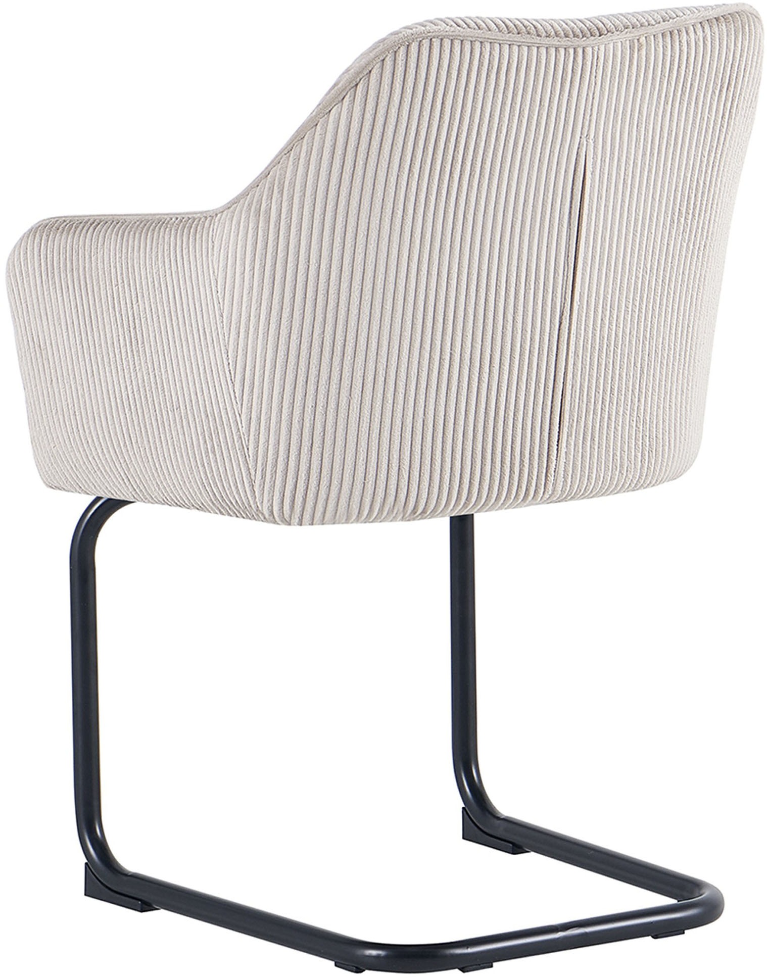 byLIVING Chaise cantilever »ELBA« (Ensemble) 2 cuisGrob-Cord, 110 kg, 180° drehbar Rückholfunktion, Schwingstuhlgestell