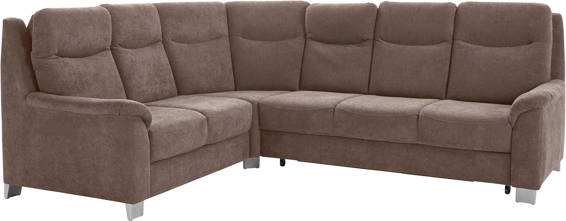 sit&more Ecksofa »Boccaccio L-Form«, mit Federkern und Kopfteilverstellung, wahlweise mit Bettfunktion
