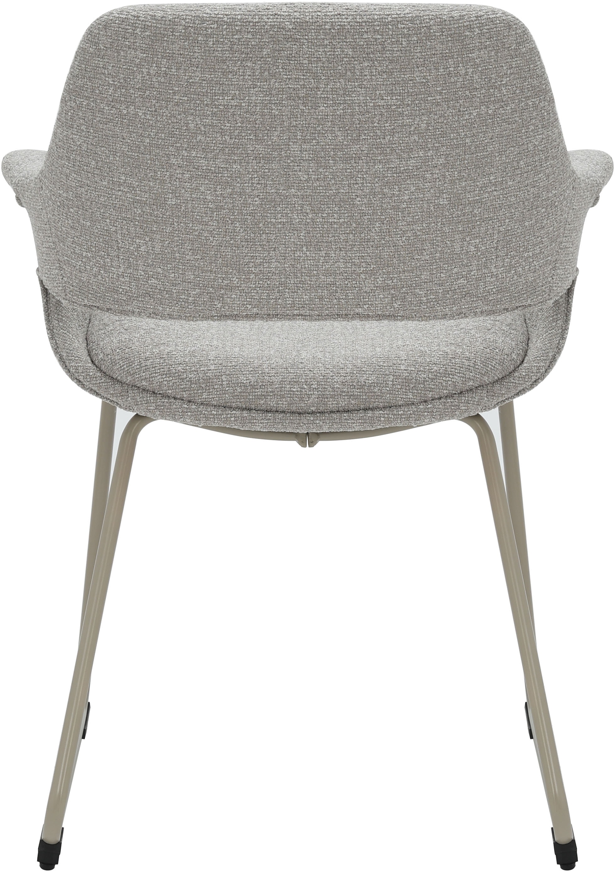GOODproduct Chaise de salle à manger »Genna« (Ensemble) 2 cuispflegeleichter Webstoff Bezug, edles Metallgestell, Sitzhöhe 47 cm