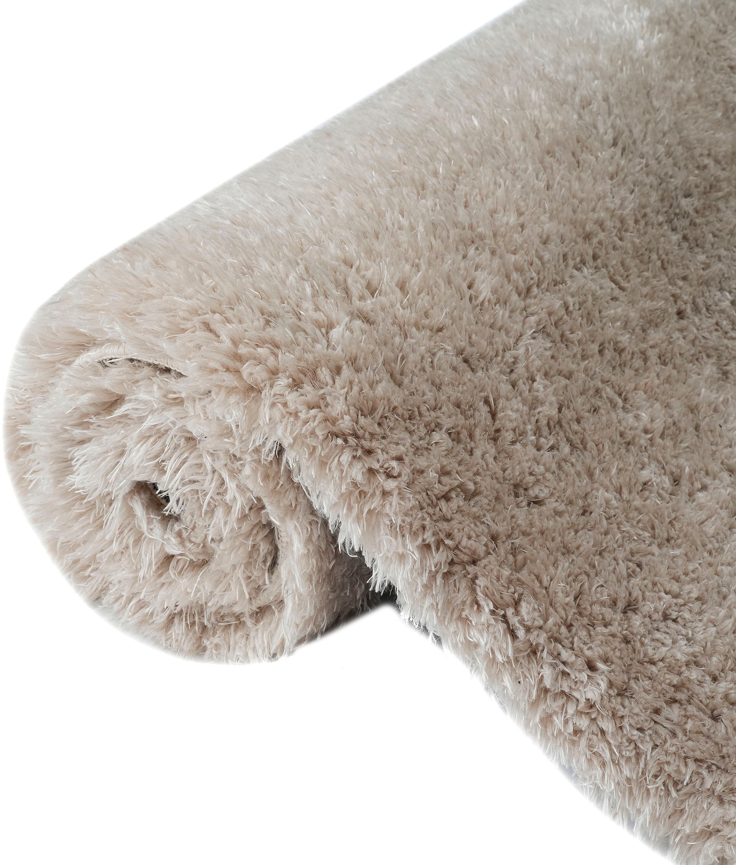my home Hochflor-Teppich »Micro Shaggy, aus weicher Mikrofaser«, rechteckig, 53 mm Höhe, weich, flauschig, Uni-Farben, Wohnzimmer, Schlafzimmer, Kinderzimmer
