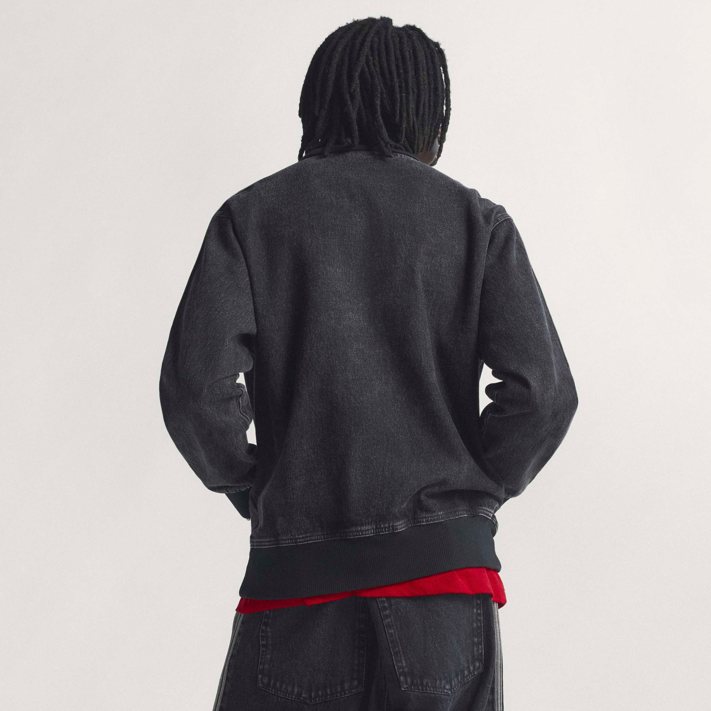 adidas Originals Jeansjacke »DENIM FB TT« mit Reissverschluss, aus Baumwolle