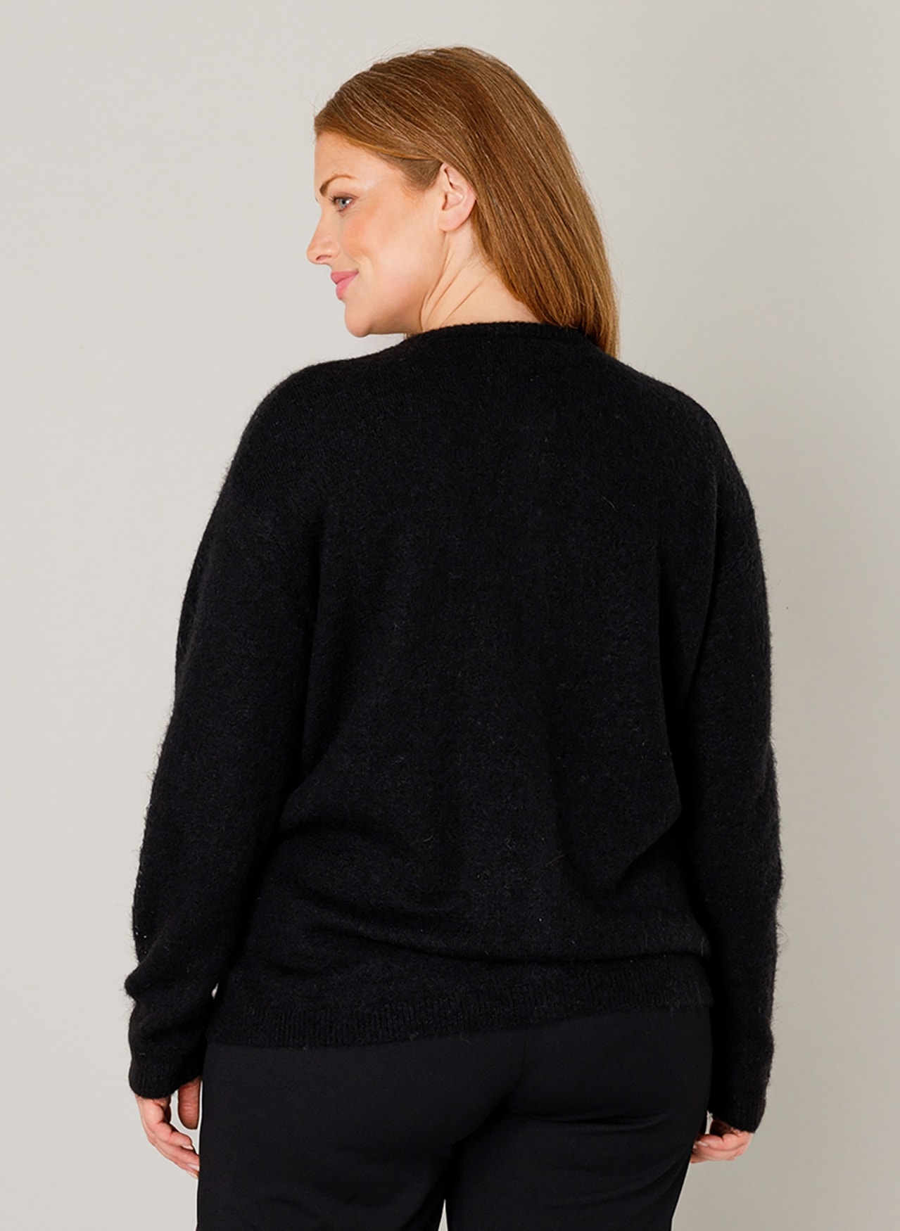 Base Level Curvy Cardigan »Yulia«, mit Wolle