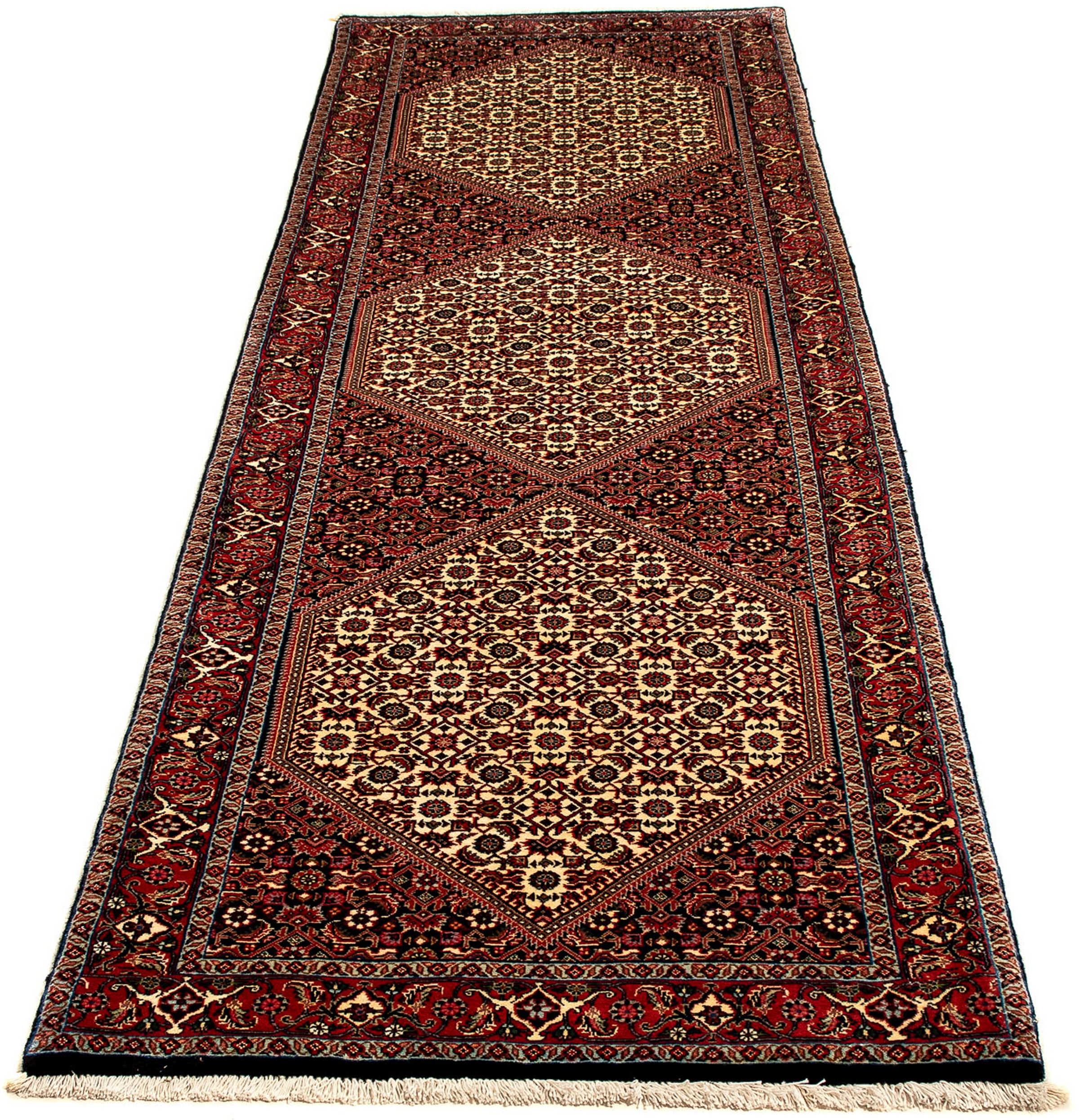 Image of morgenland Orientteppich »Perser - Bidjar - 283 x 80 cm - mehrfarbig«, rechteckig, 15 mm Höhe, Wohnzimmer, Handgeknüpft, Einzelstück mit Zertifikat bei Ackermann Versand Schweiz