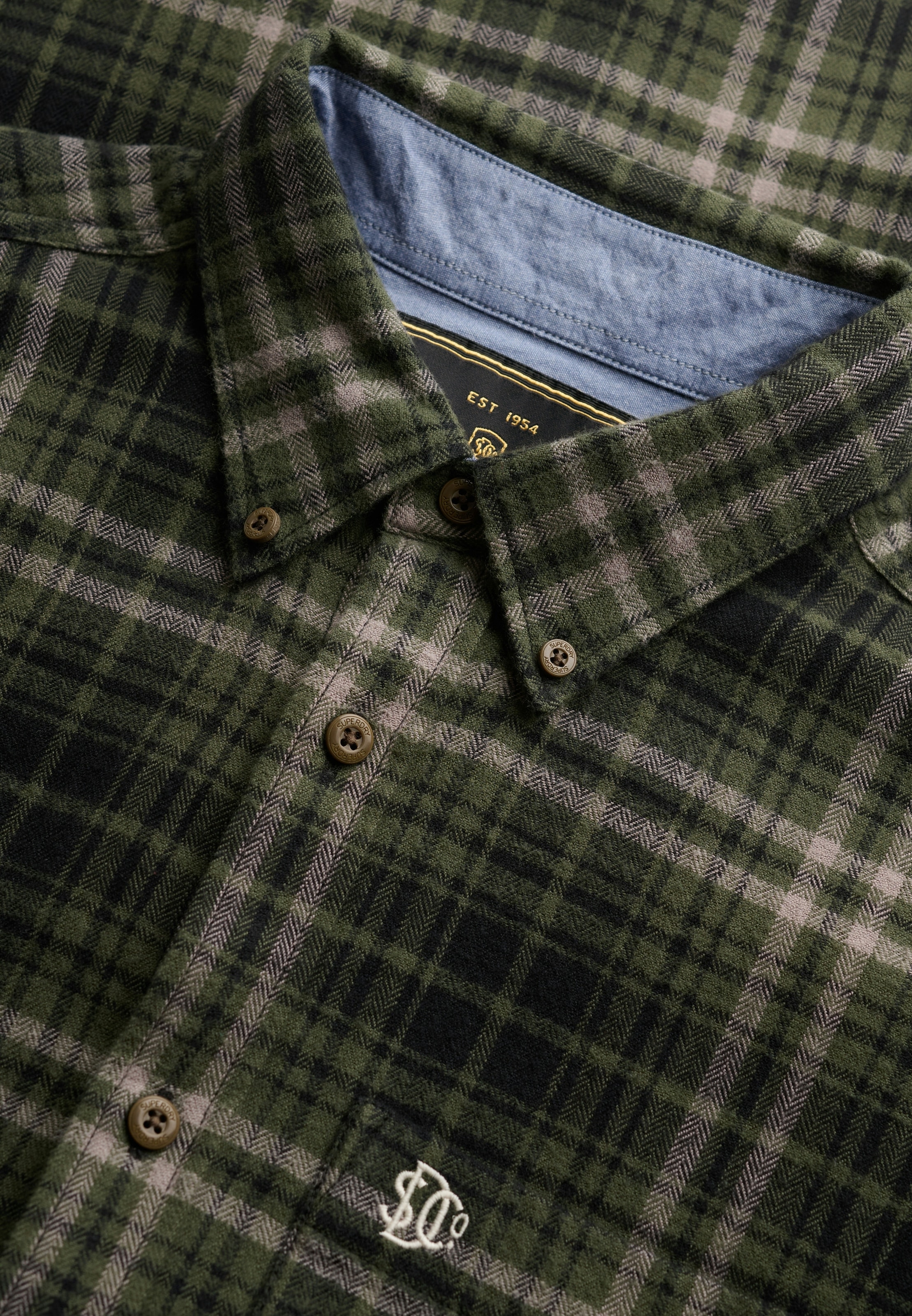 Superdry Chemise à manches longues »L/S COTTON LUMBERJACK SHIRT« coton, coupe régulière