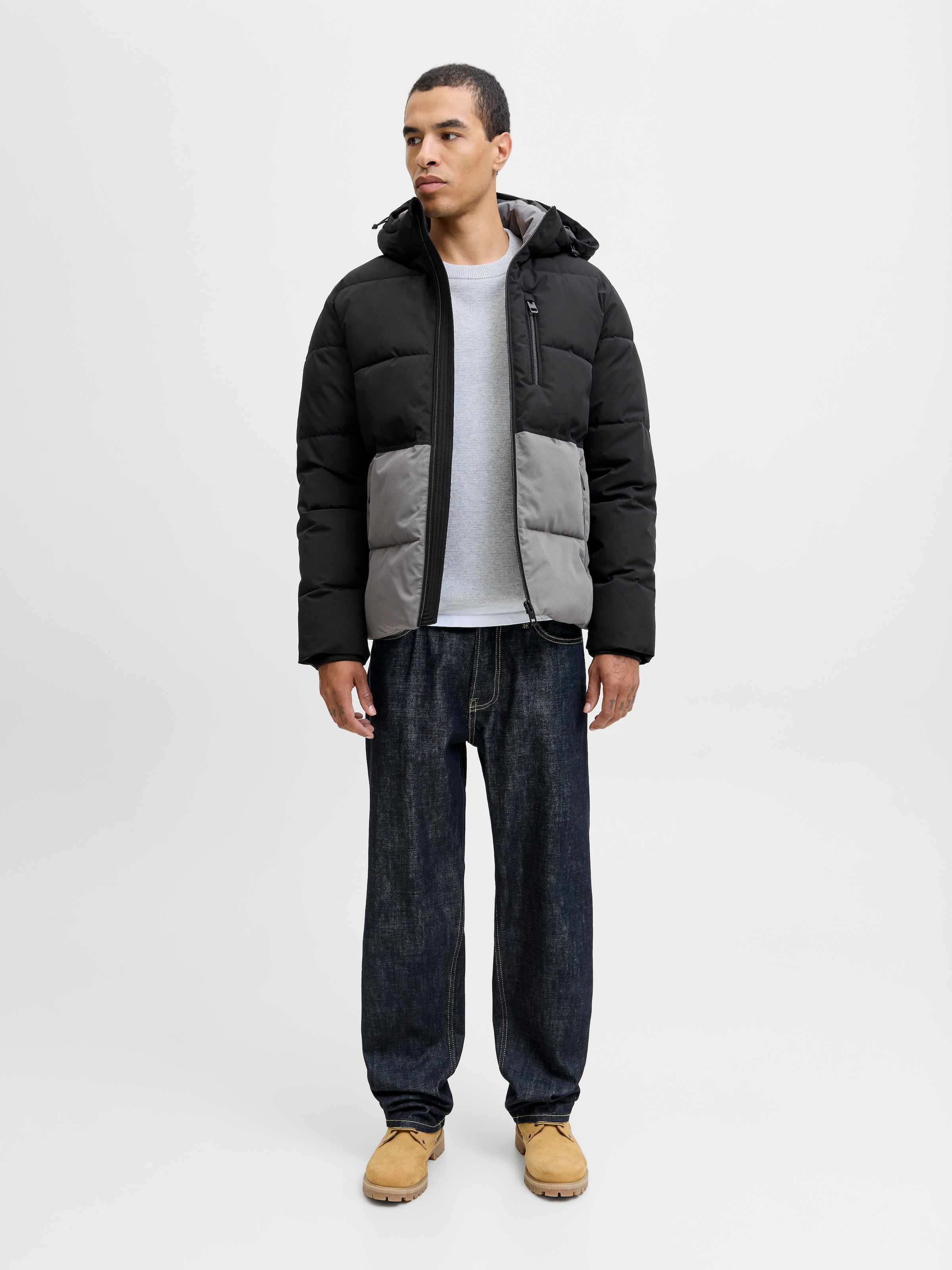 Jack & Jones Veste matelassée »JJEOWEN PUFFER SN« mit Kapuze