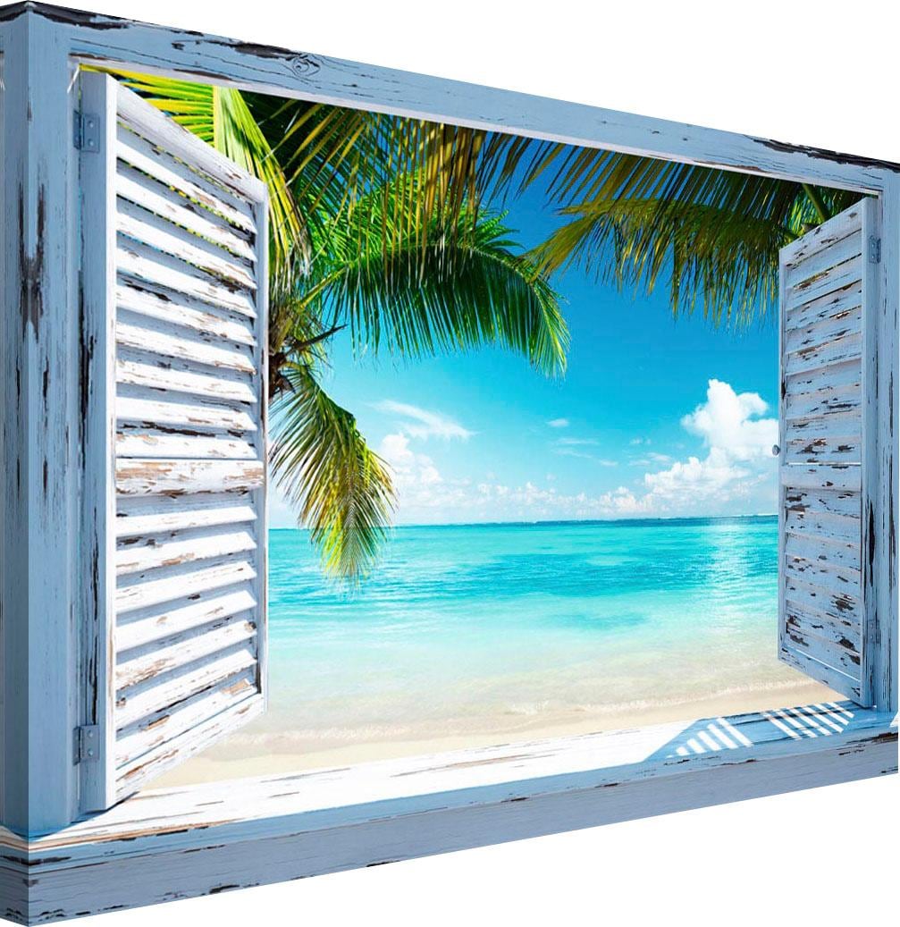 auf versandkostenfrei »Strandfenster« Wandbild Reinders! ♕
